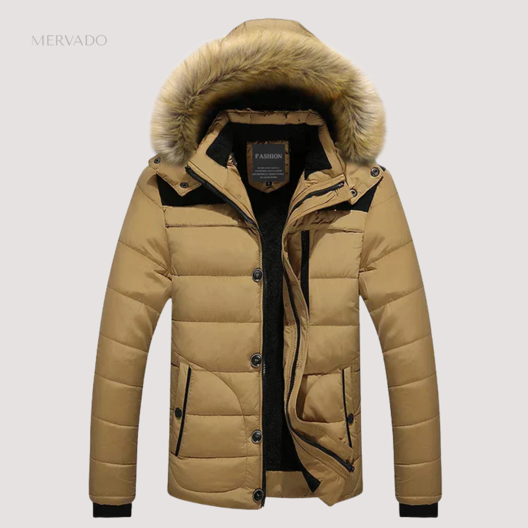 Veste d'hiver pour homme - Parka épaisse à capuche pour un confort optimal en extérieur