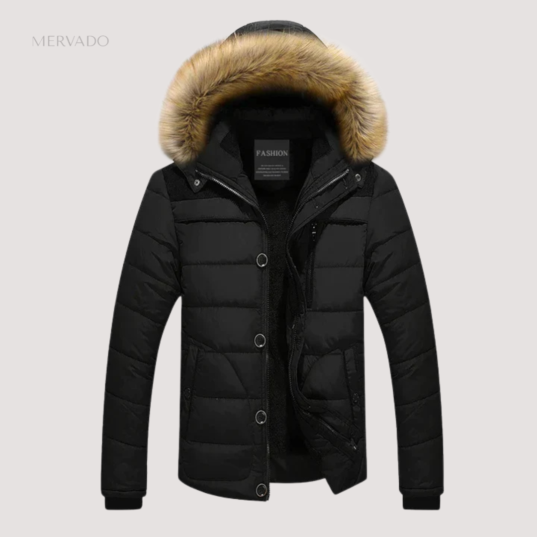 Veste d'hiver pour homme - Parka épaisse à capuche pour un confort optimal en extérieur