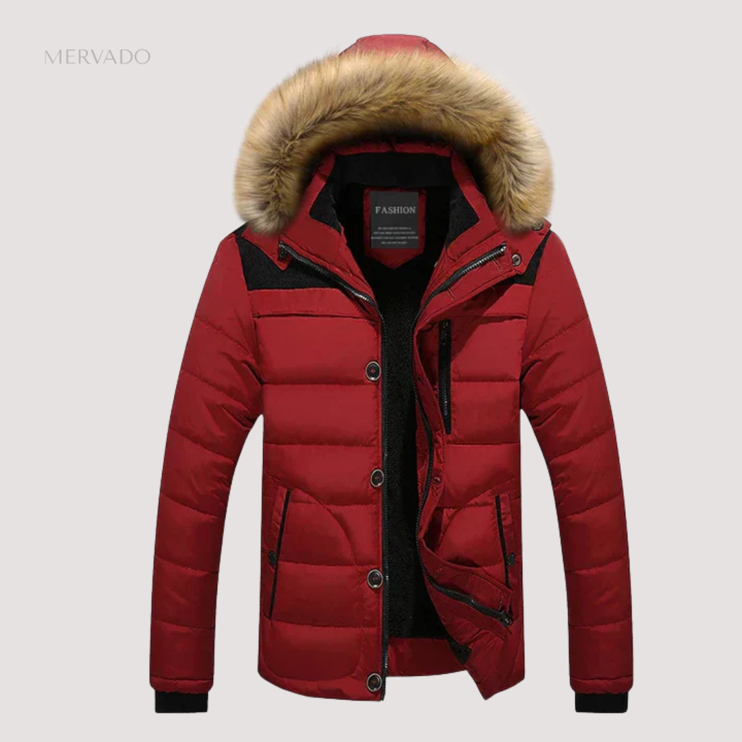 Veste d'hiver pour homme - Parka épaisse à capuche pour un confort optimal en extérieur