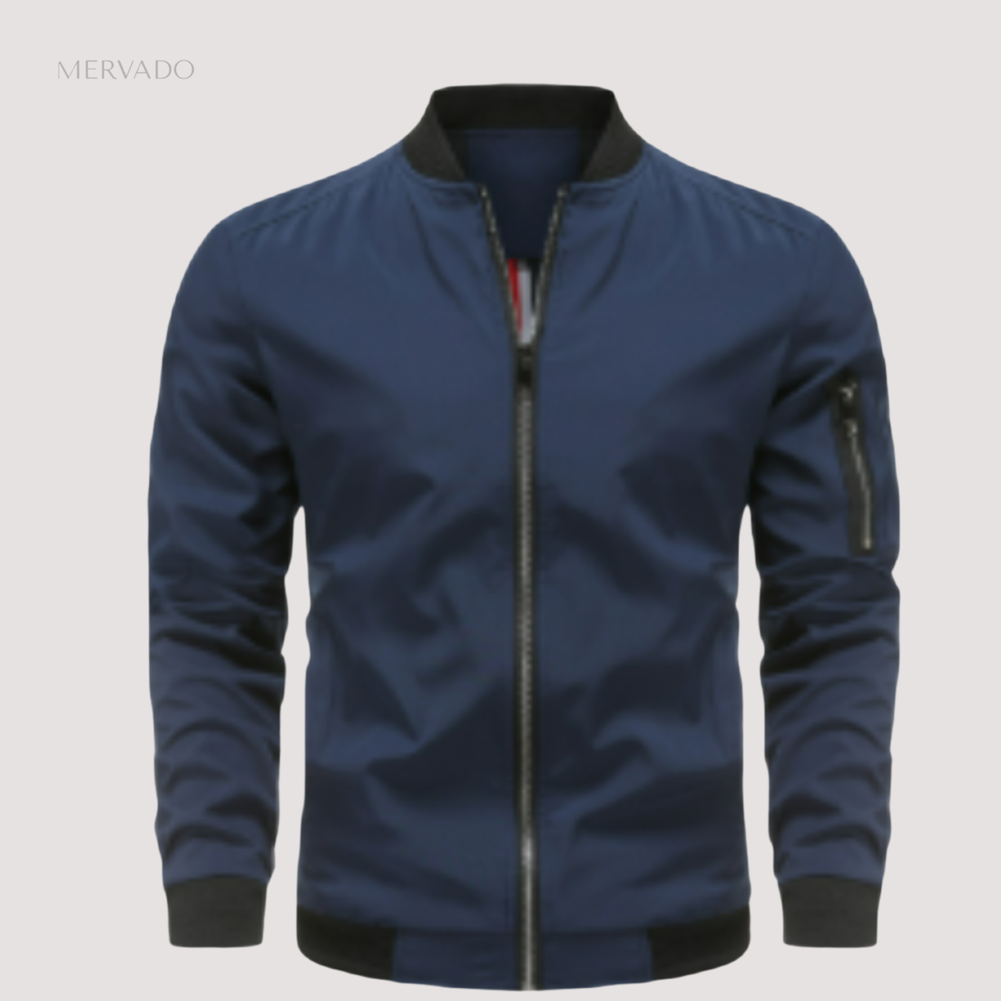 Blouson aviateur zippé classique pour homme – le style intemporel allié au confort moderne