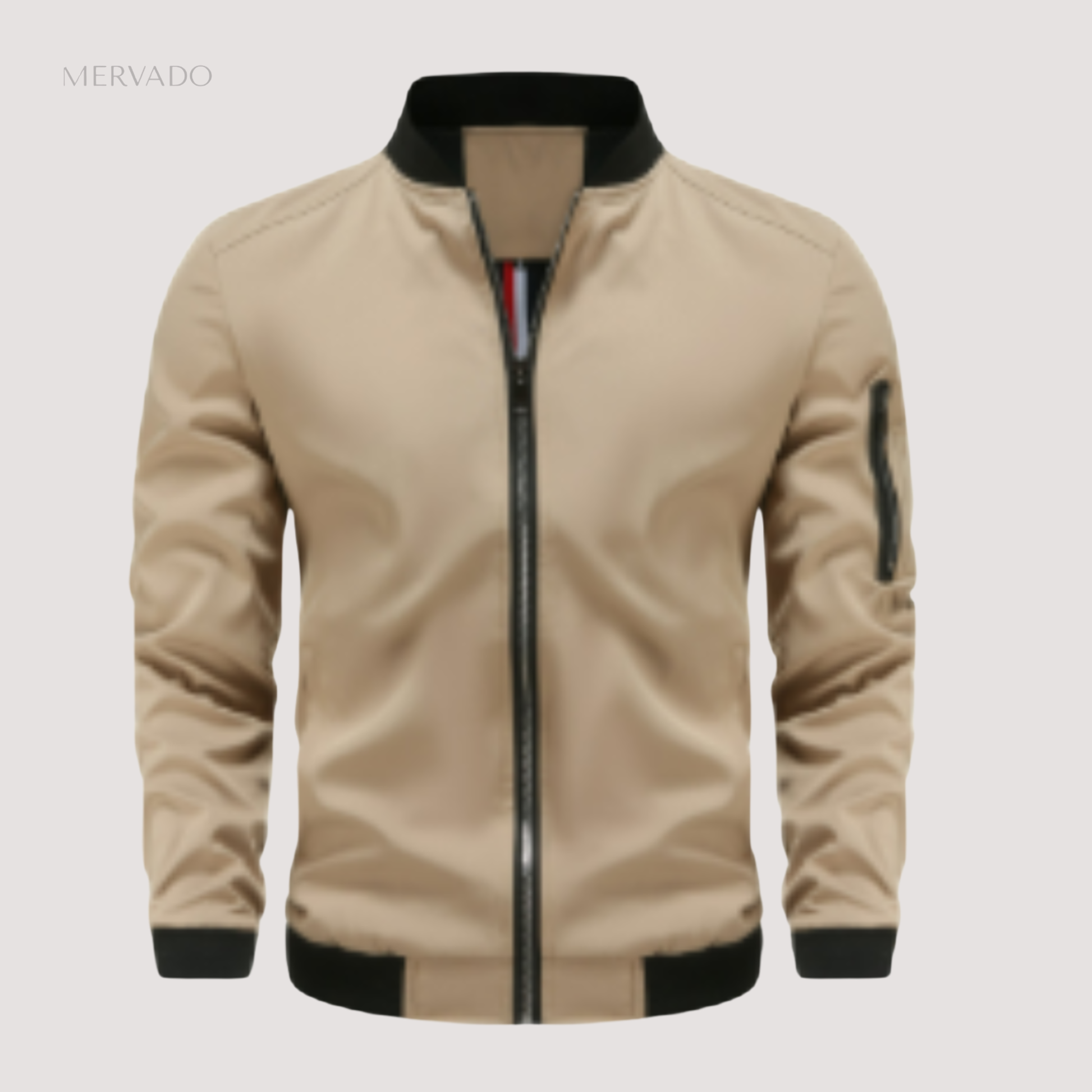 Blouson aviateur zippé classique pour homme – le style intemporel allié au confort moderne