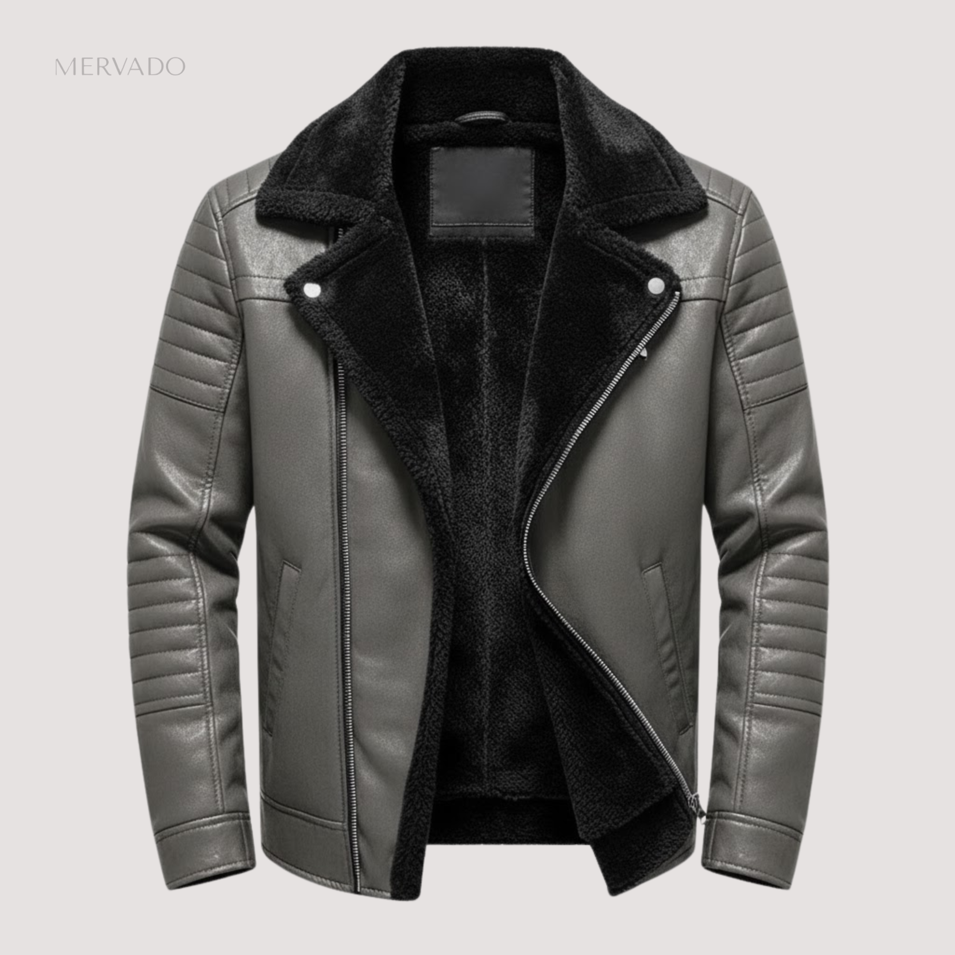 Blouson aviateur vintage pour homme - Un vêtement d'extérieur chaud et classique pour un look intemporel