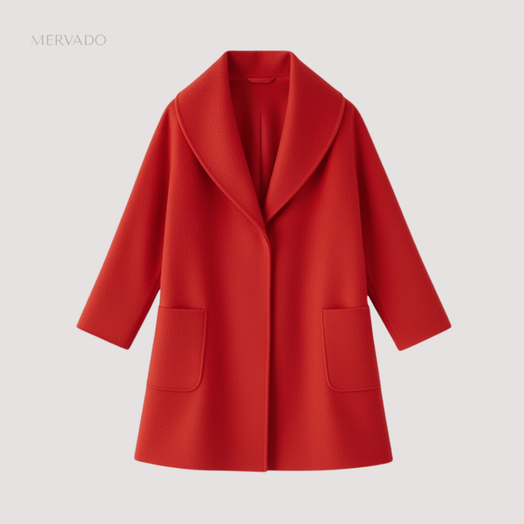 Manteau d'hiver tendance pour femme - Douceur et chaleur en polyester peluche au design raffiné