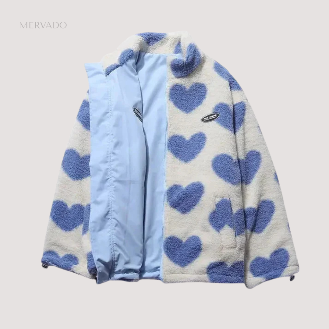 Veste en cuir réversible pour femme – Un modèle chic et décontracté à double effet