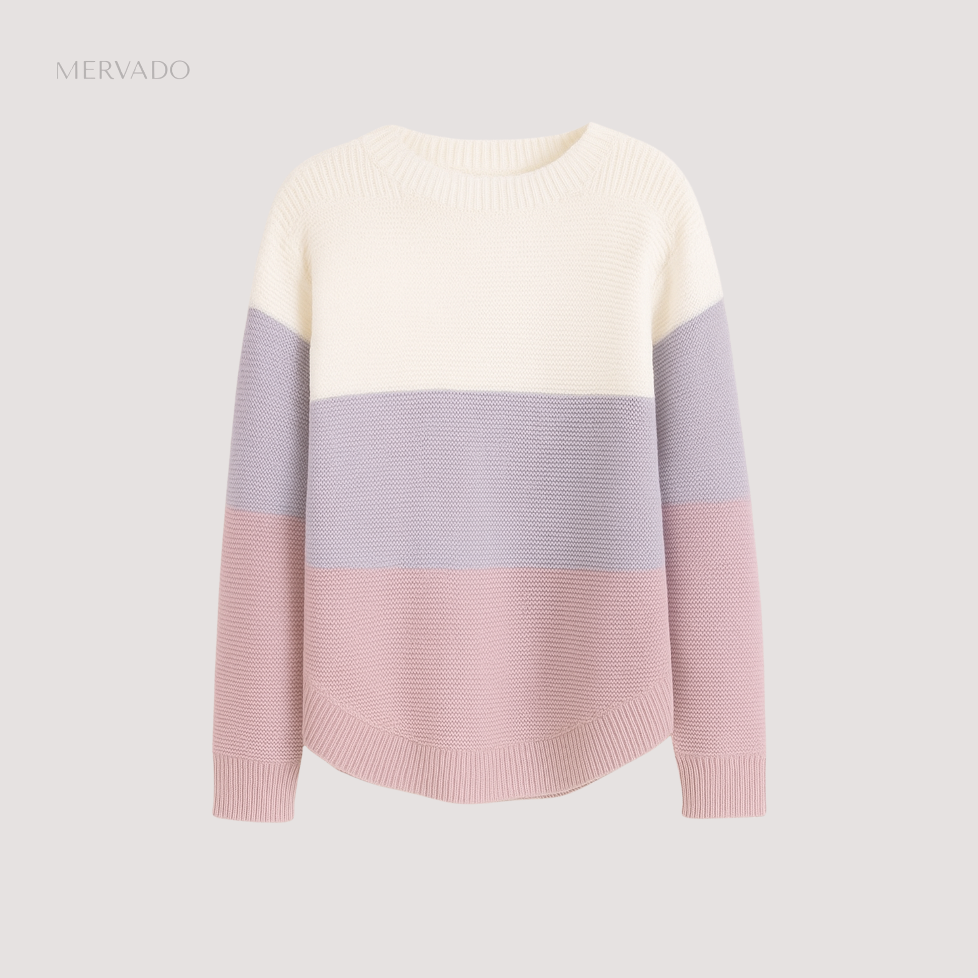 Pull en maille ombrée pour femme - doux au toucher et coupe décontractée