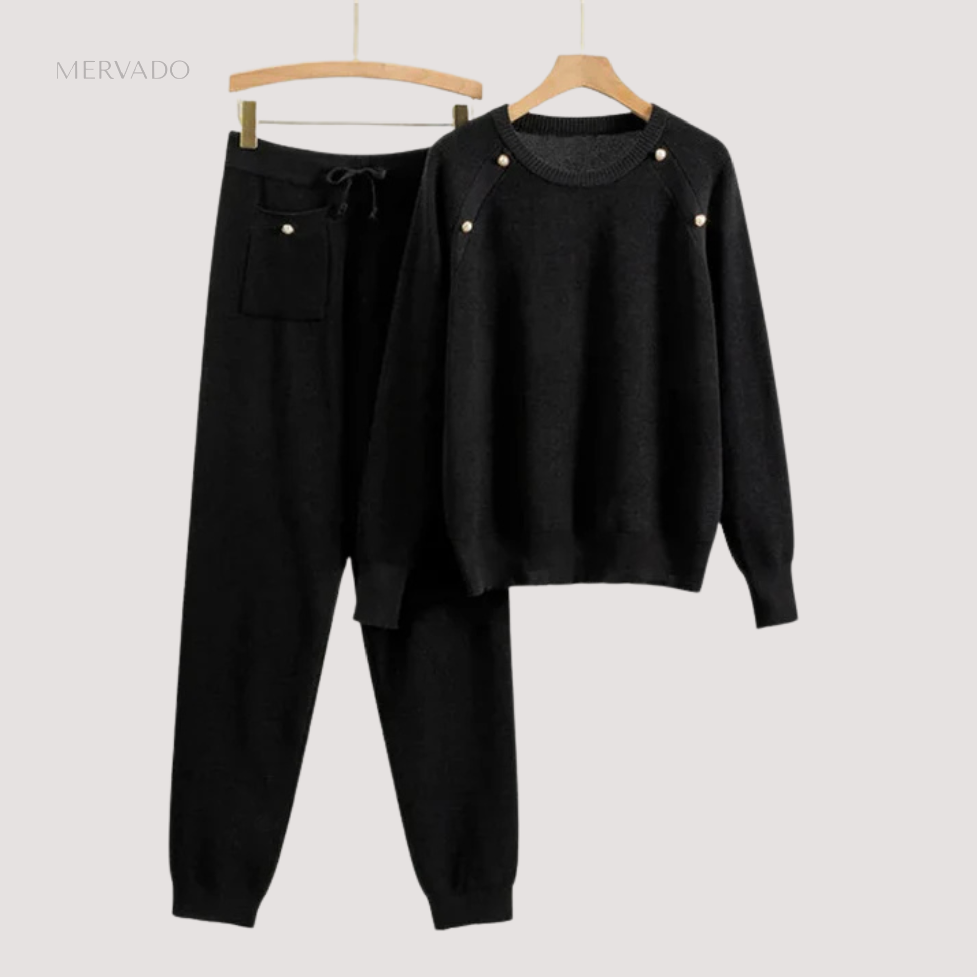 Ensemble de détente deux pièces pour femme - Tissu doux et respirant pour un confort optimal