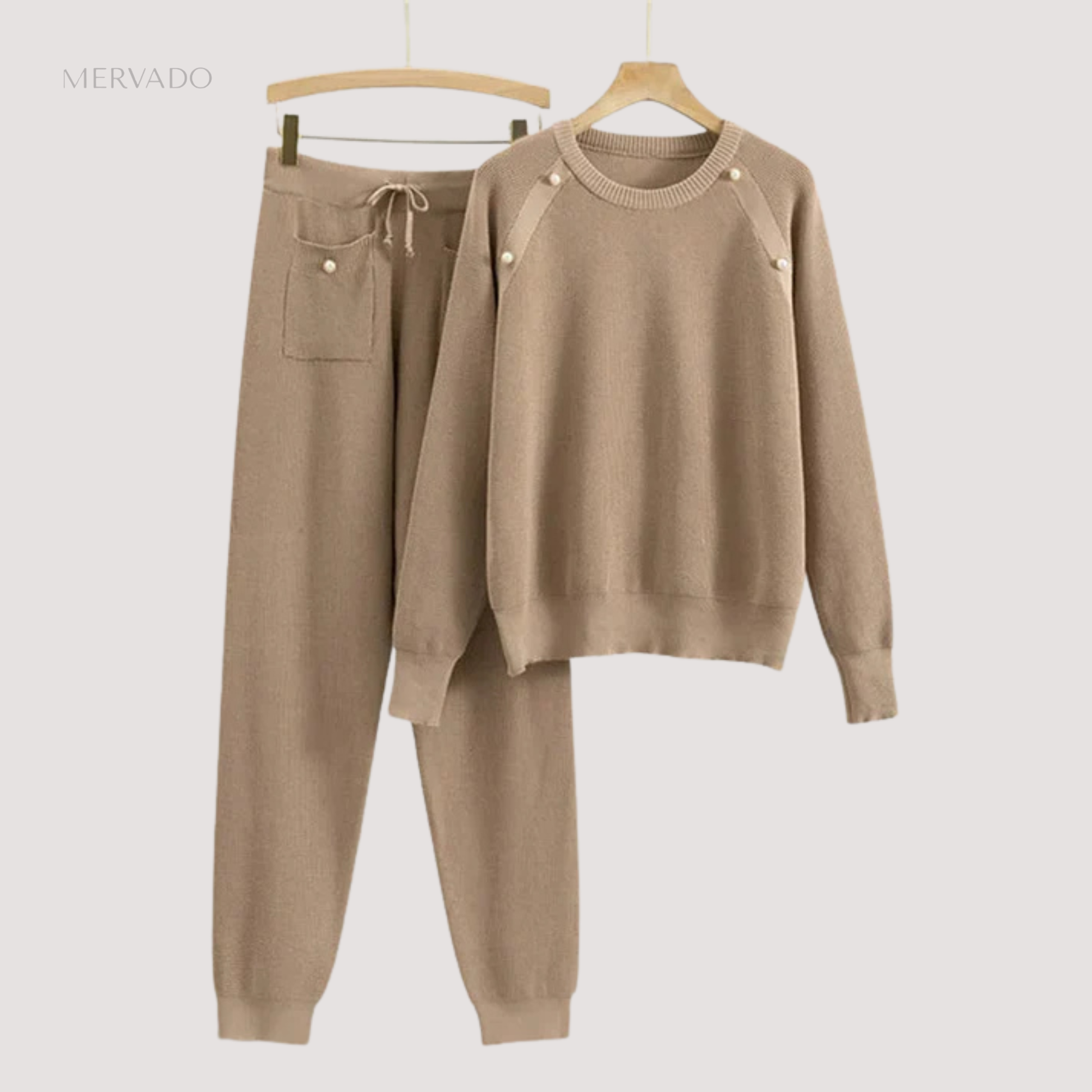 Ensemble de détente deux pièces pour femme - Tissu doux et respirant pour un confort optimal