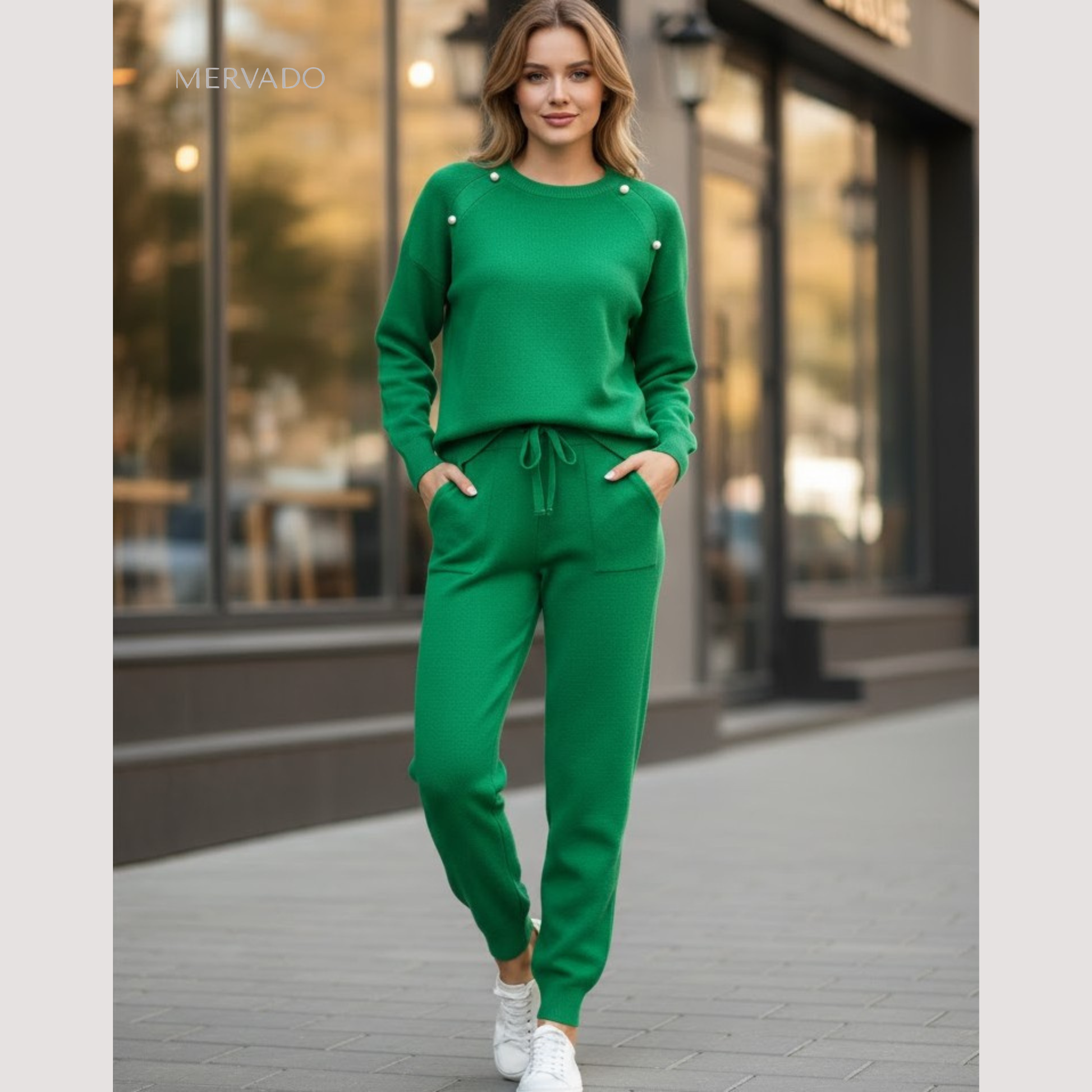 Ensemble de détente deux pièces pour femme - Tissu doux et respirant pour un confort optimal