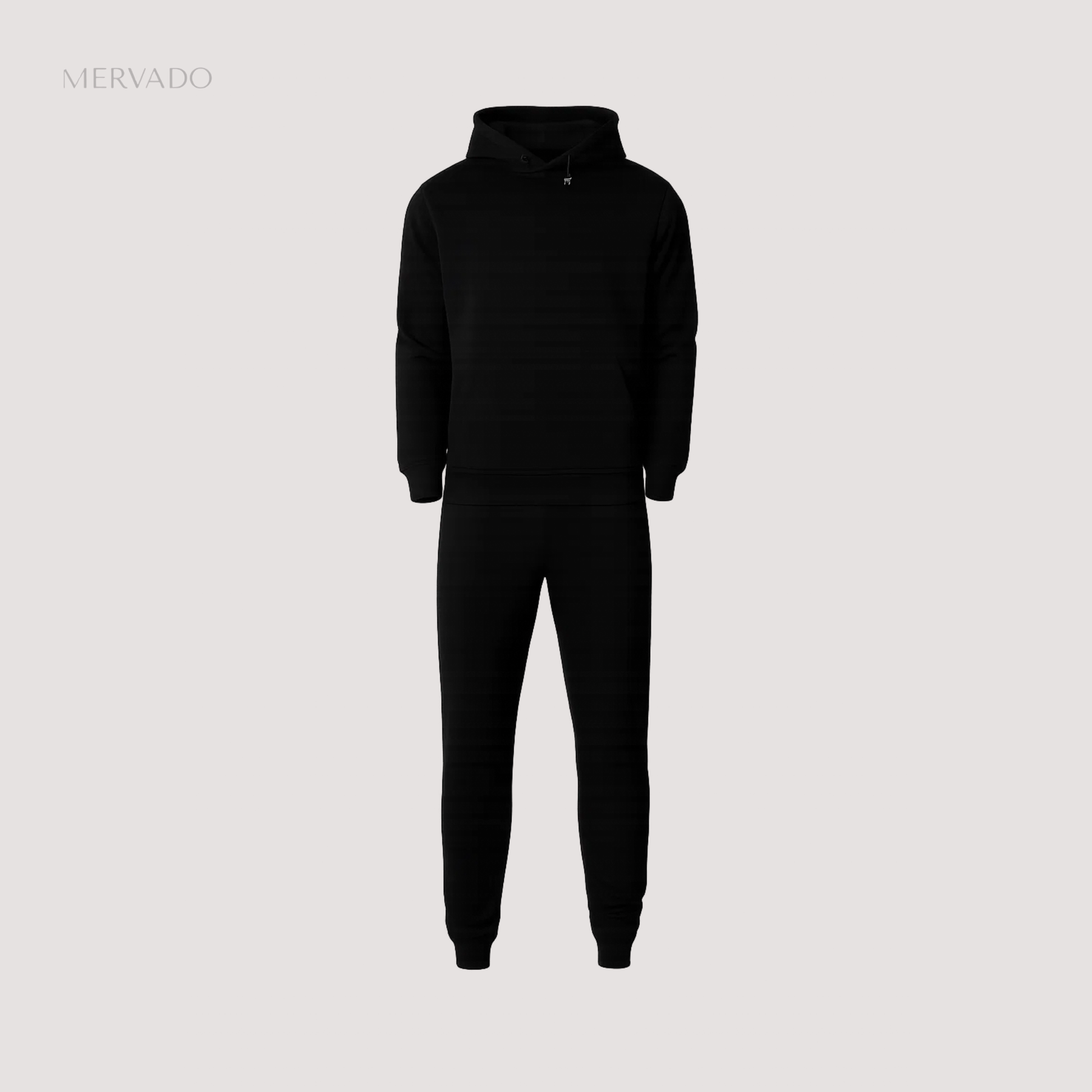 Heren slim fit trainingspak – Zwaargewicht ademende set voor de winter