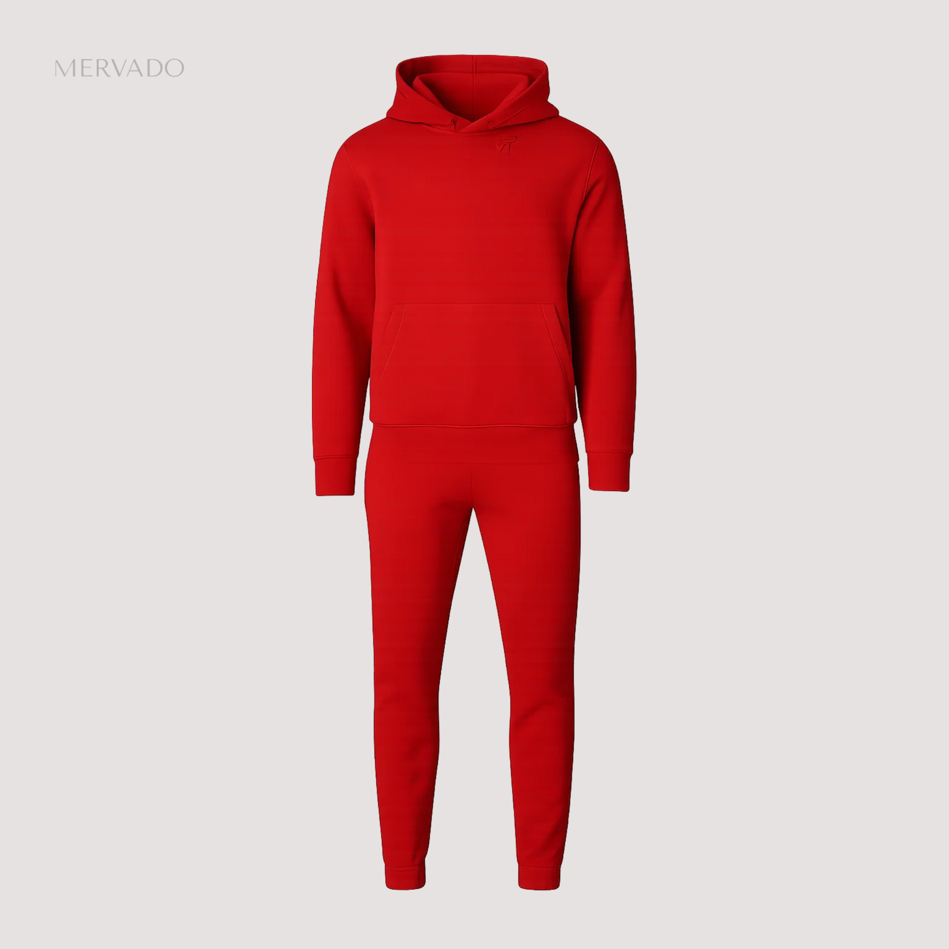 Heren slim fit trainingspak – Zwaargewicht ademende set voor de winter