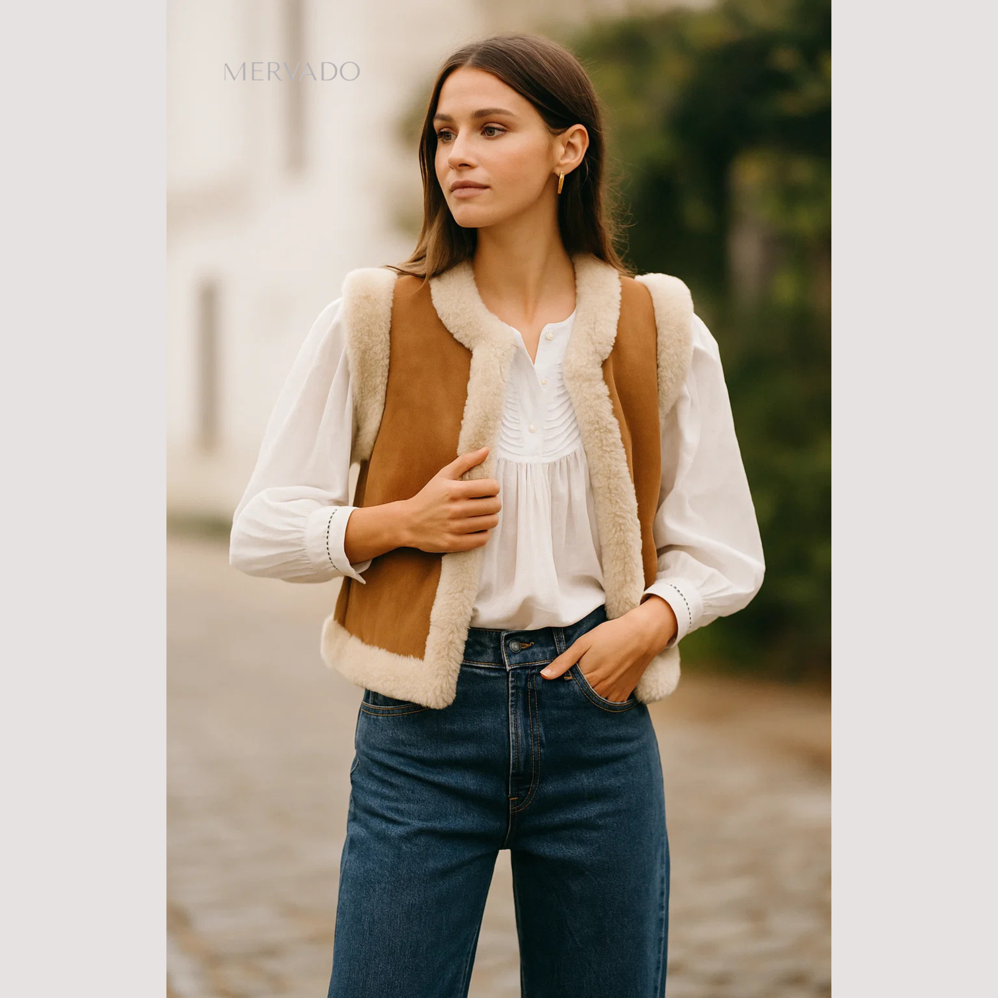 Gewatteerd vest voor dames - Warm mouwloos wintervest voor comfortabele laagjes