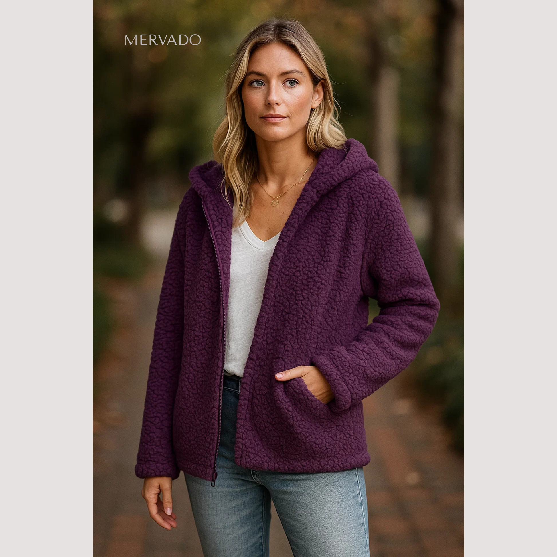 Dames hoodie met rits - Zachte sweatshirt met lange mouwen voor casual comfort en stijl