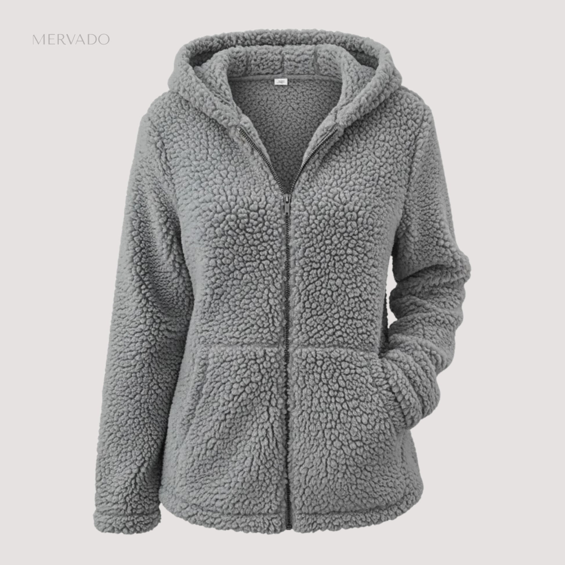 Dames hoodie met rits - Zachte sweatshirt met lange mouwen voor casual comfort en stijl