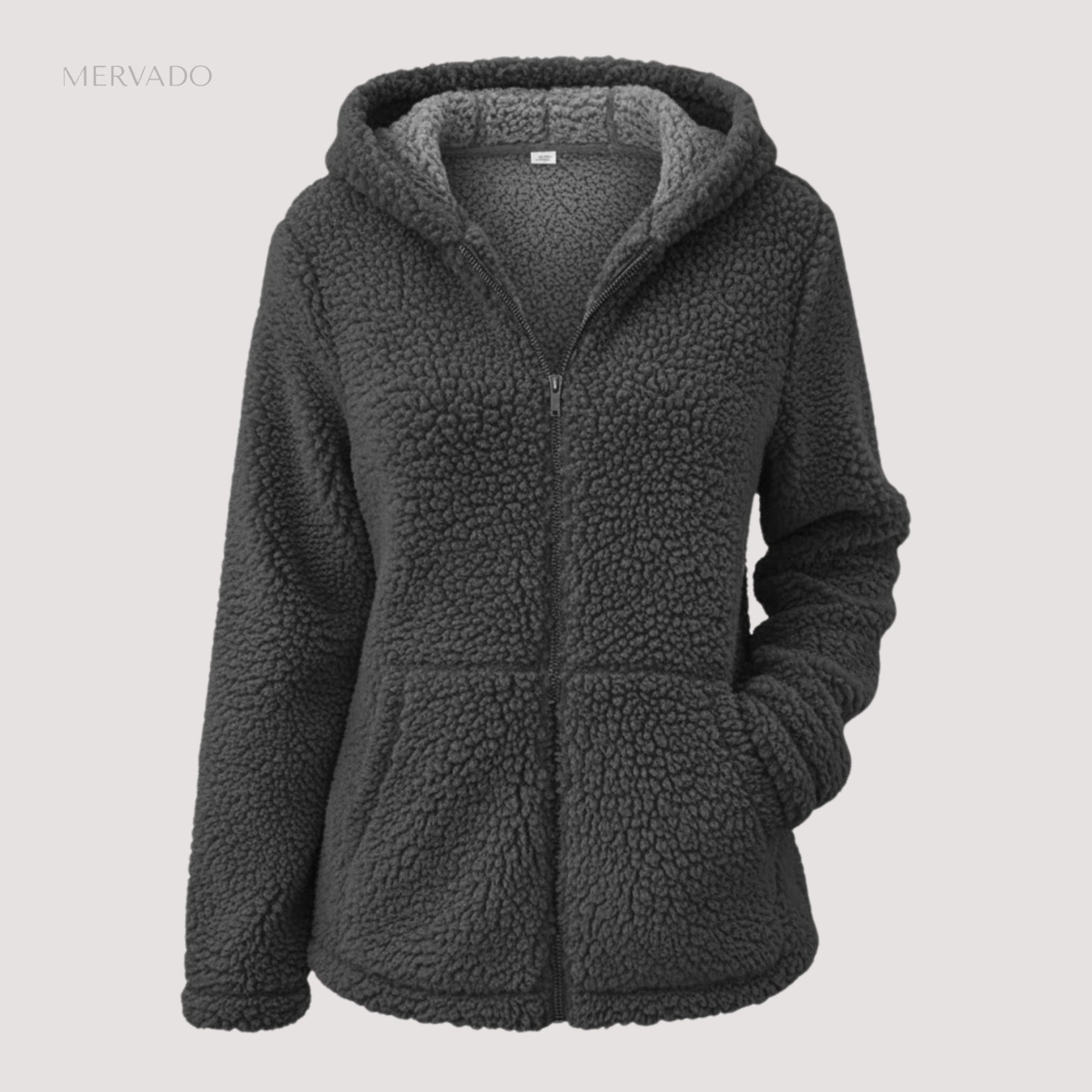 Dames hoodie met rits - Zachte sweatshirt met lange mouwen voor casual comfort en stijl