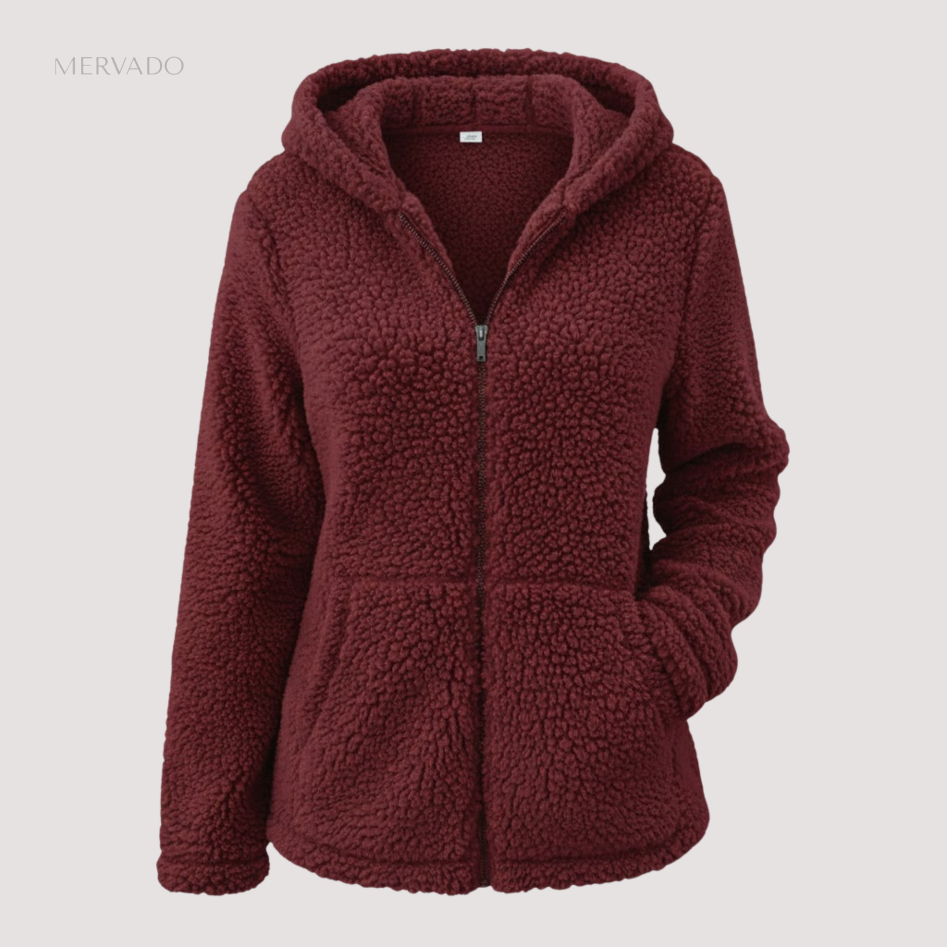 Dames hoodie met rits - Zachte sweatshirt met lange mouwen voor casual comfort en stijl