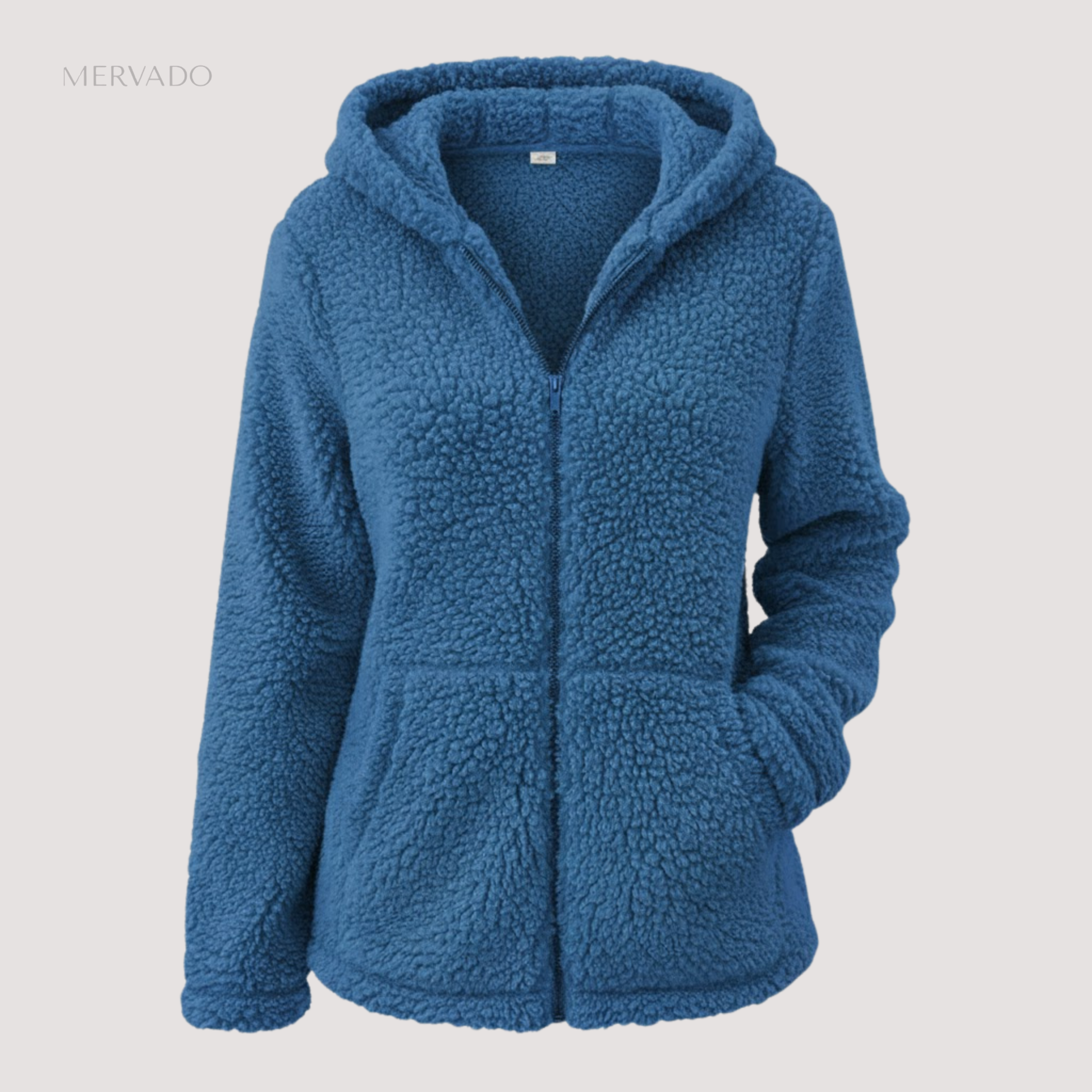 Dames hoodie met rits - Zachte sweatshirt met lange mouwen voor casual comfort en stijl