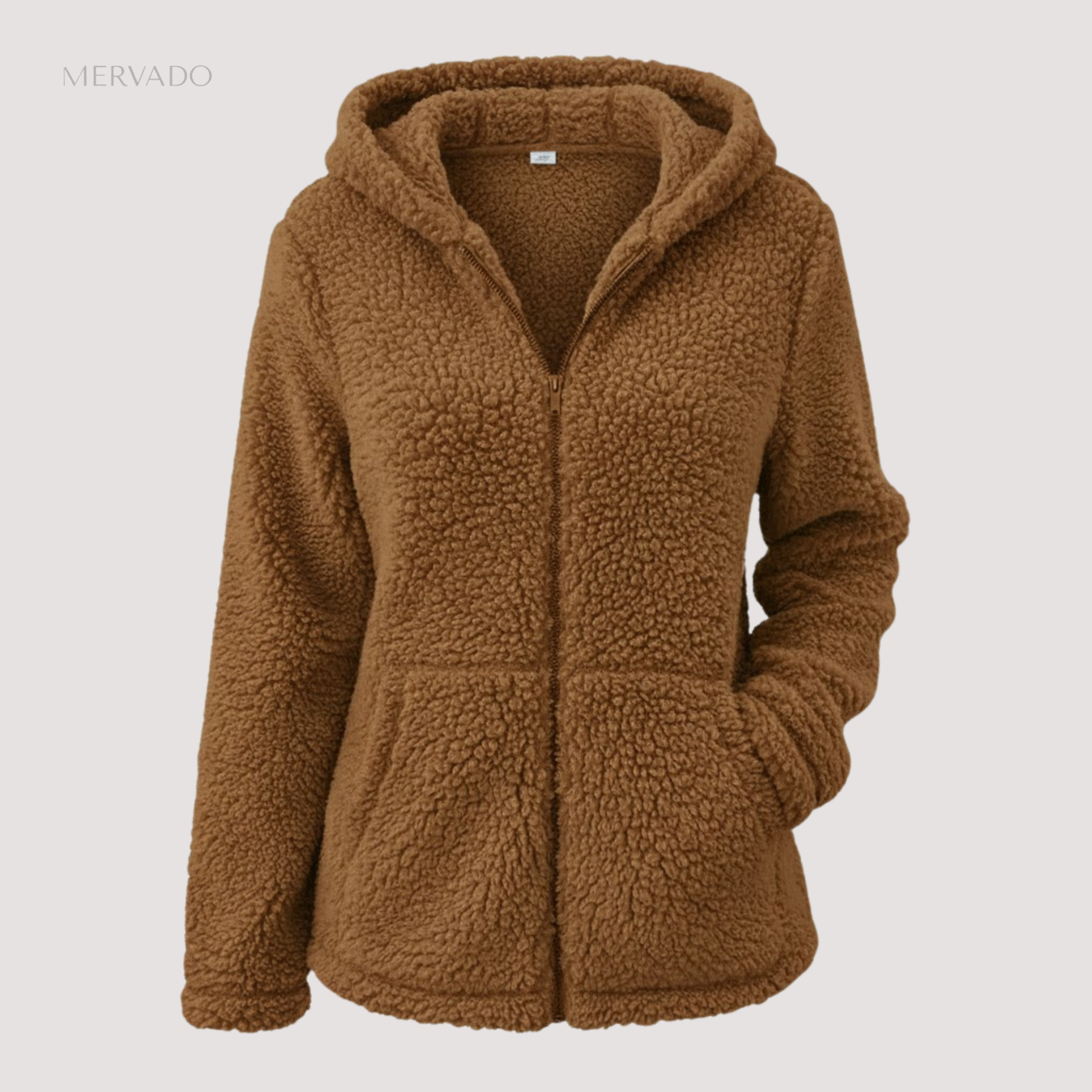 Dames hoodie met rits - Zachte sweatshirt met lange mouwen voor casual comfort en stijl