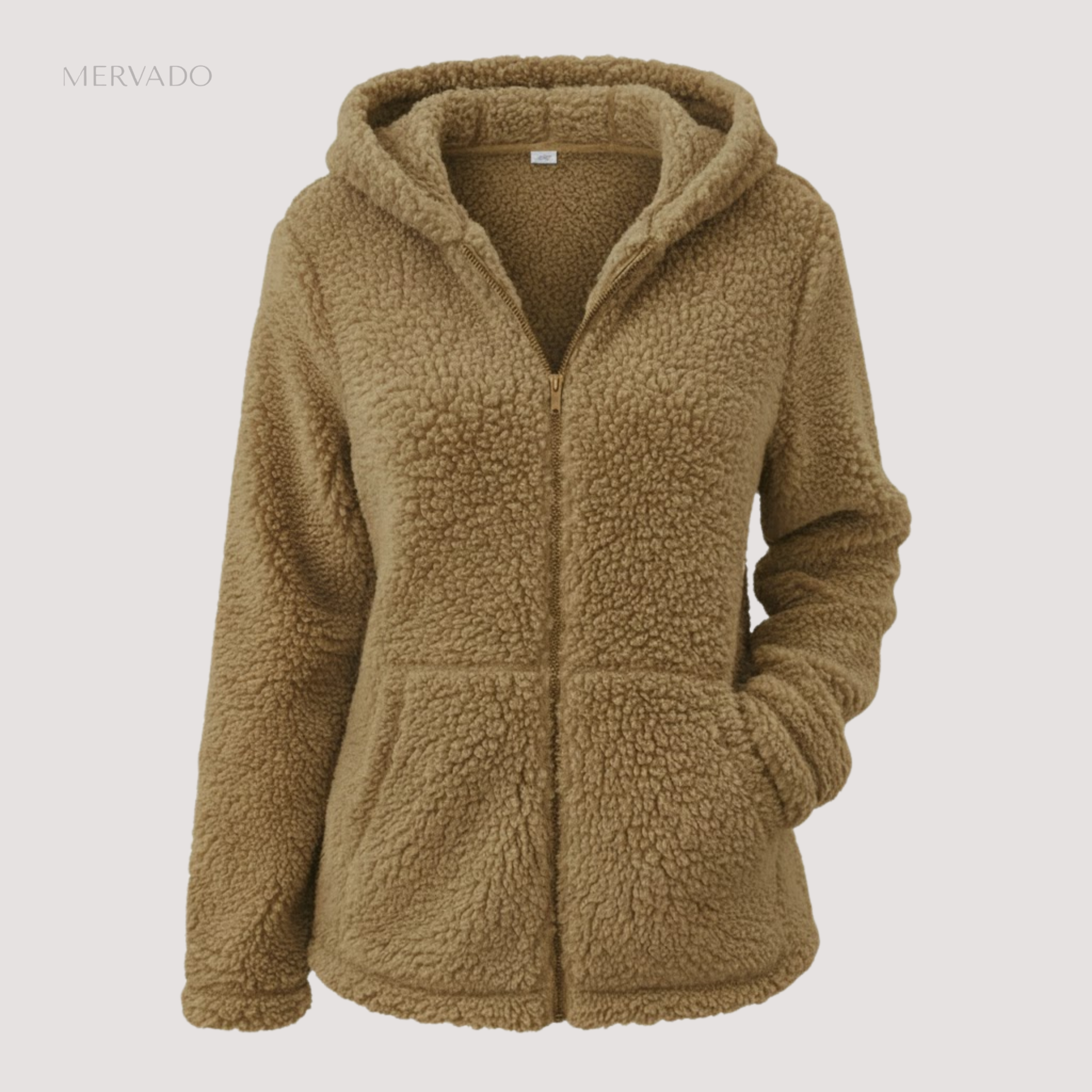 Dames hoodie met rits - Zachte sweatshirt met lange mouwen voor casual comfort en stijl
