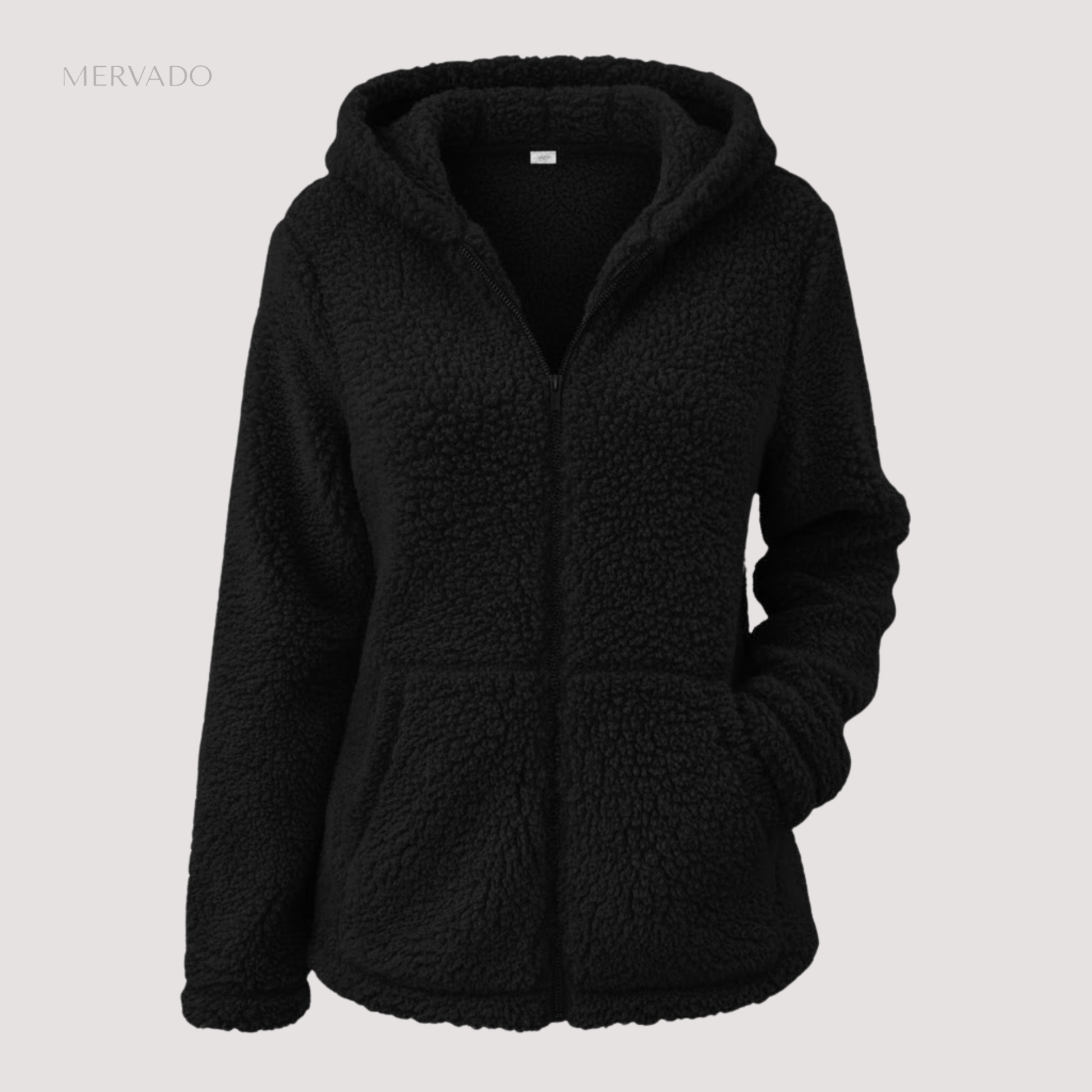 Dames hoodie met rits - Zachte sweatshirt met lange mouwen voor casual comfort en stijl
