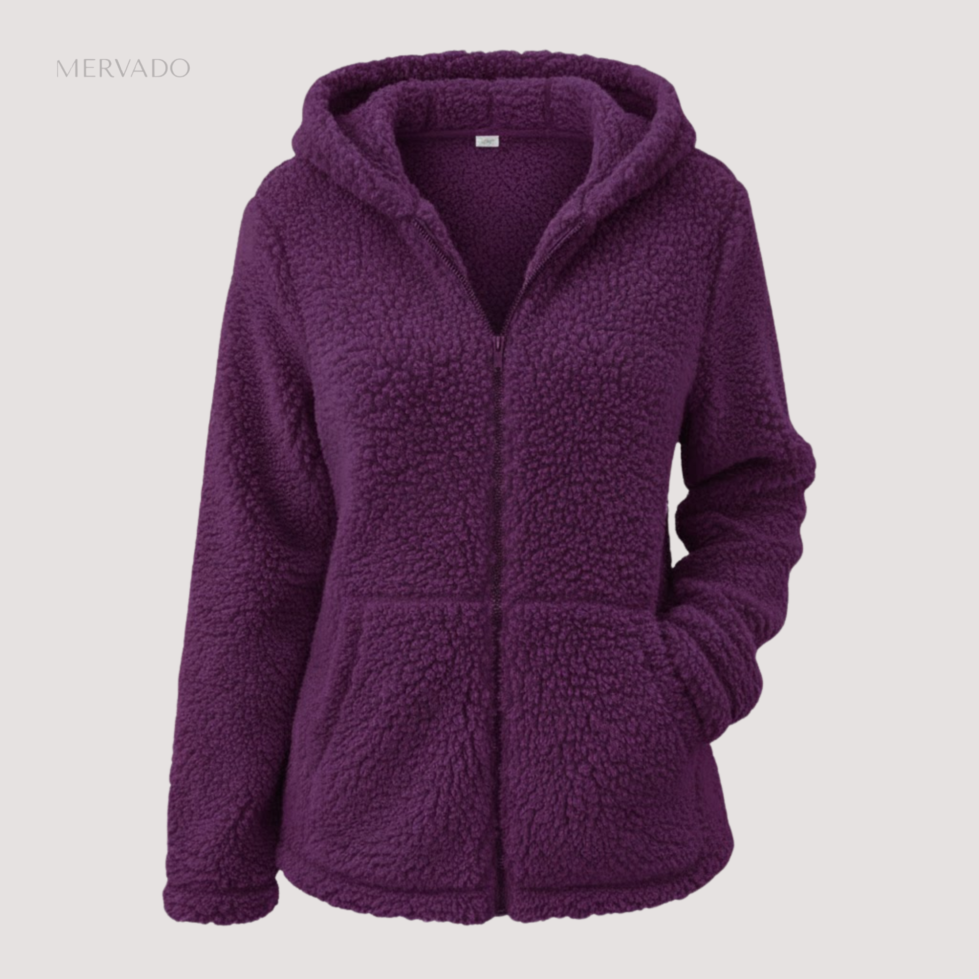 Dames hoodie met rits - Zachte sweatshirt met lange mouwen voor casual comfort en stijl