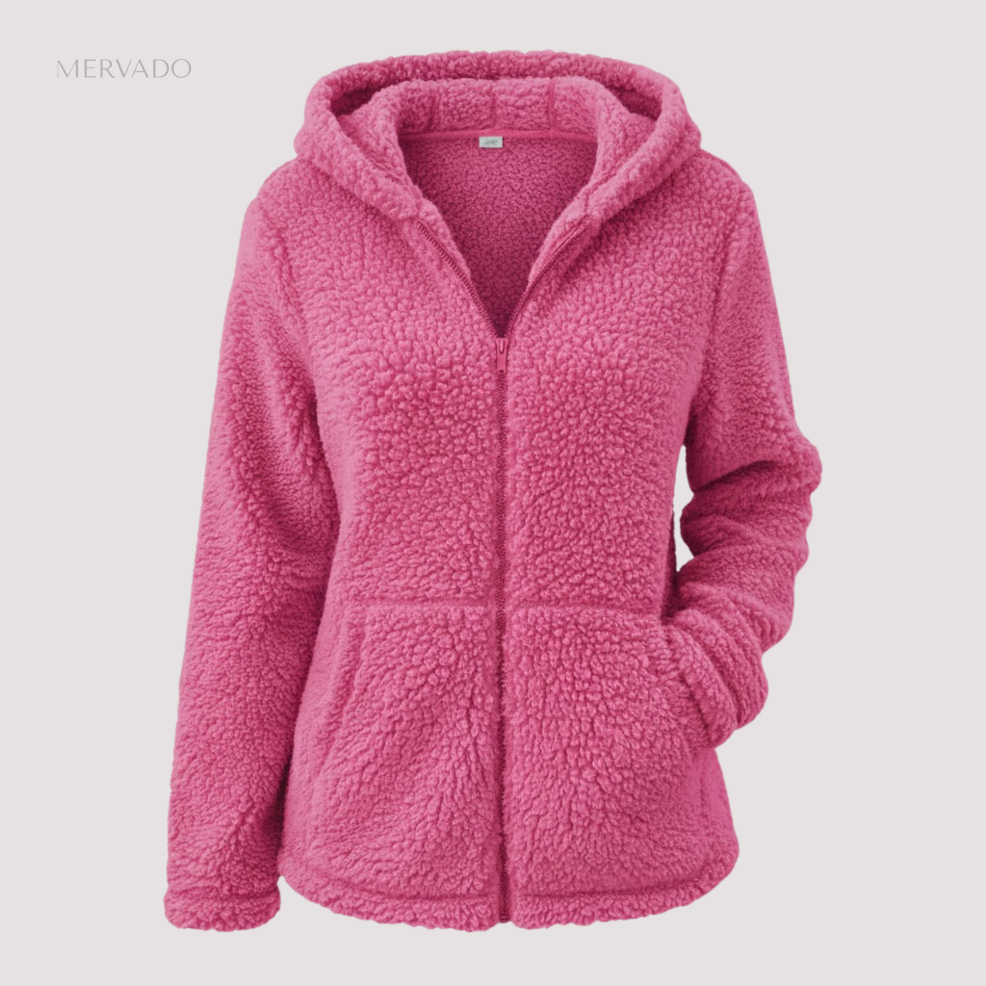 Dames hoodie met rits - Zachte sweatshirt met lange mouwen voor casual comfort en stijl