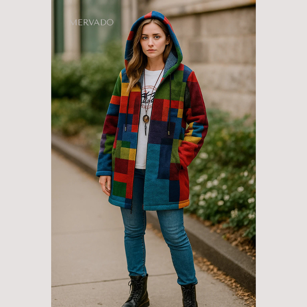 Gilet artistique élégant pour femme – maille décontractée chic à la texture et au tombé uniques 