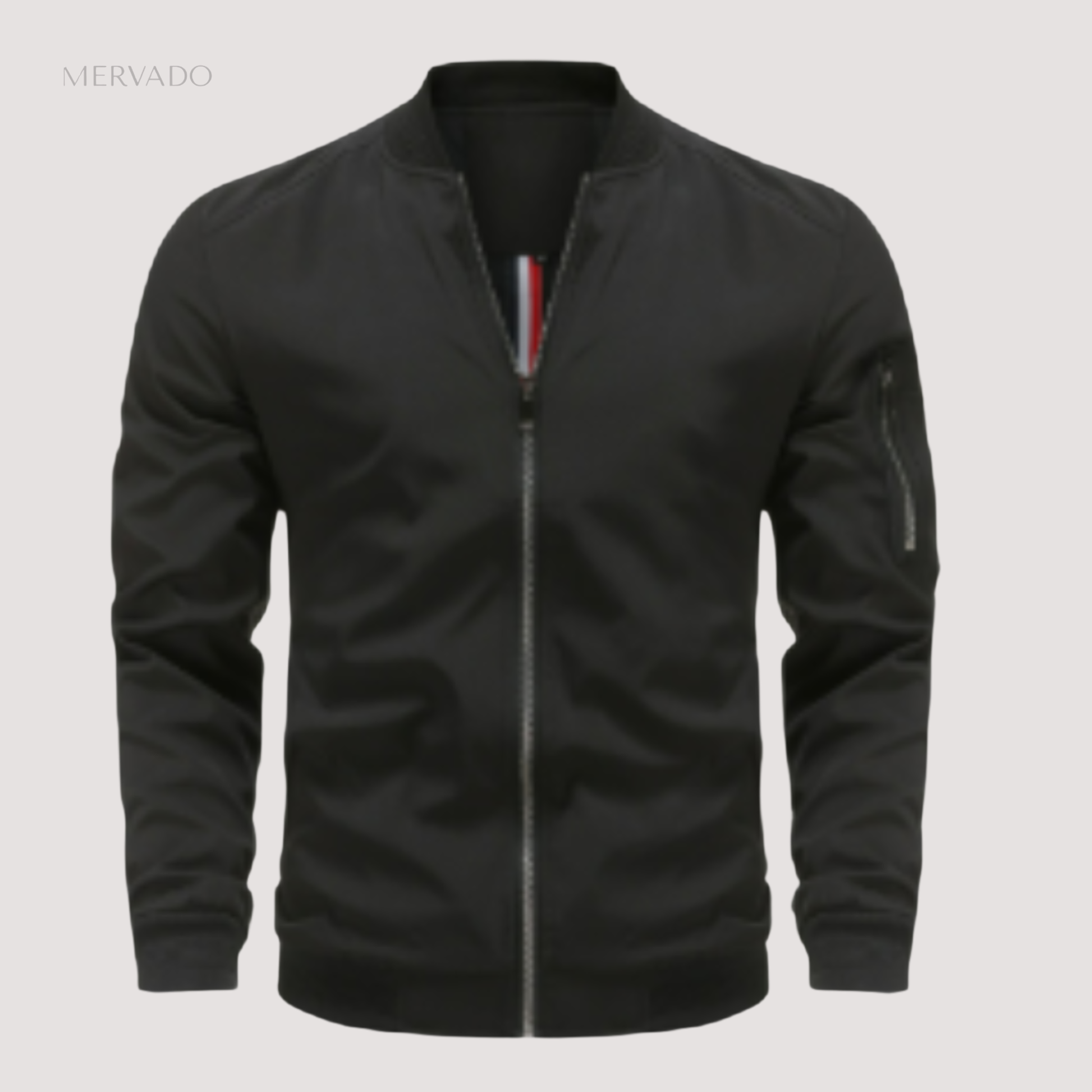 Blouson aviateur zippé classique pour homme – le style intemporel allié au confort moderne