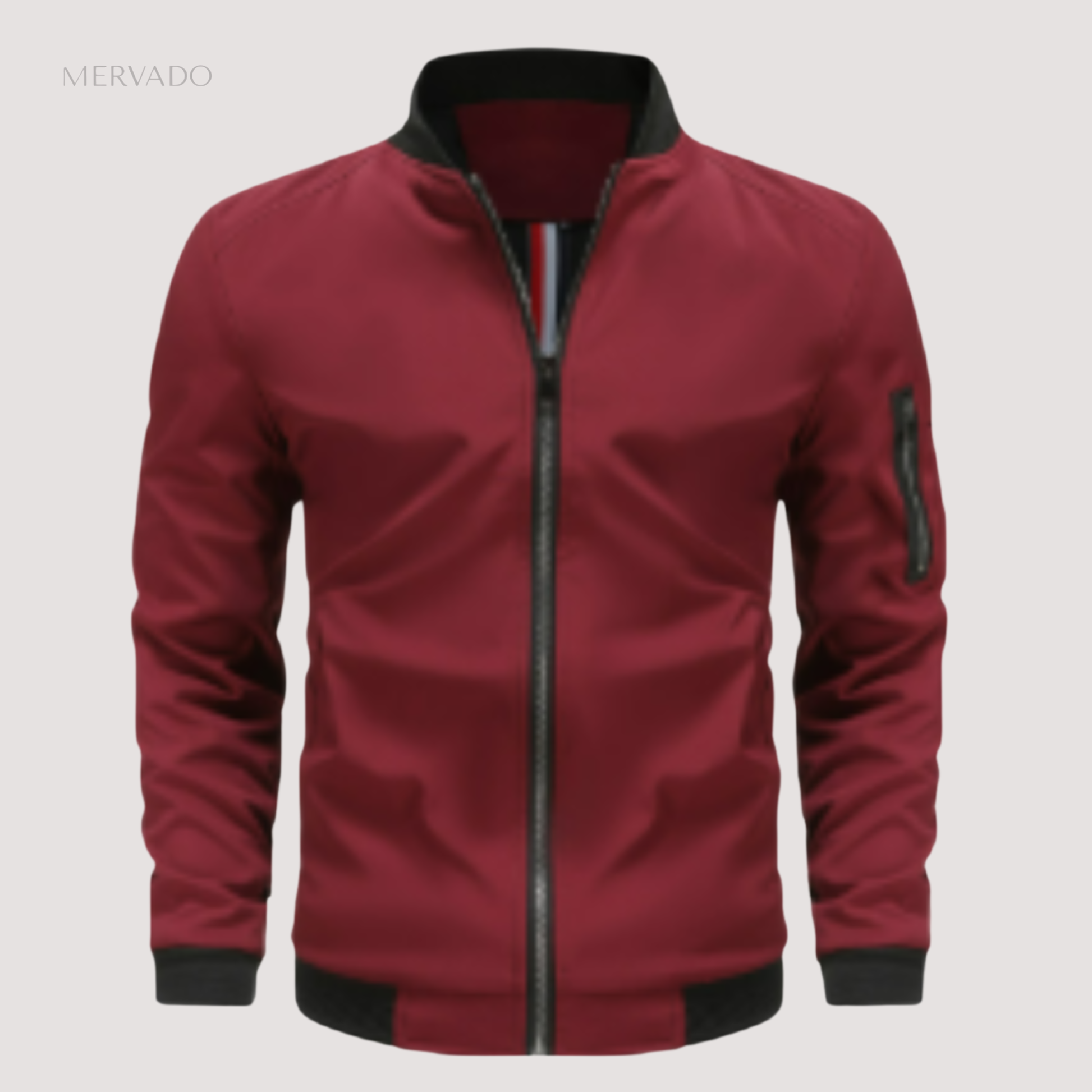 Blouson aviateur zippé classique pour homme – le style intemporel allié au confort moderne