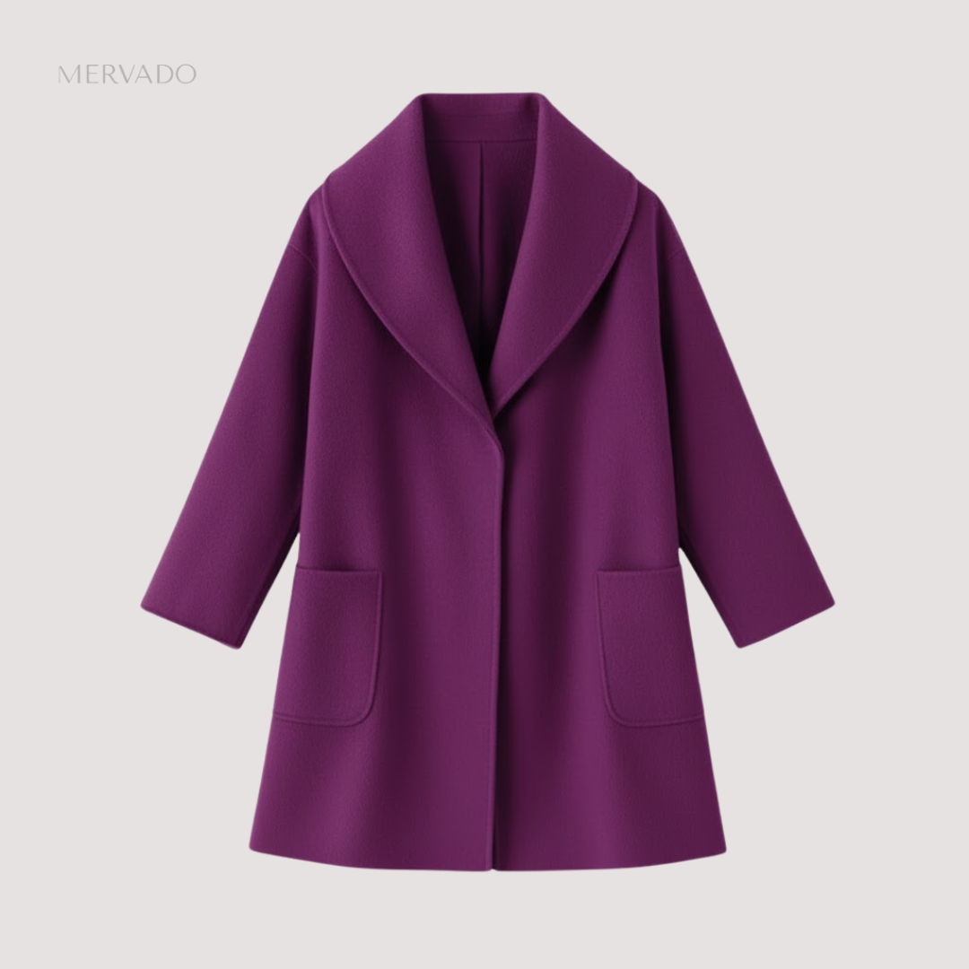 Manteau d'hiver tendance pour femme - Douceur et chaleur en polyester peluche au design raffiné