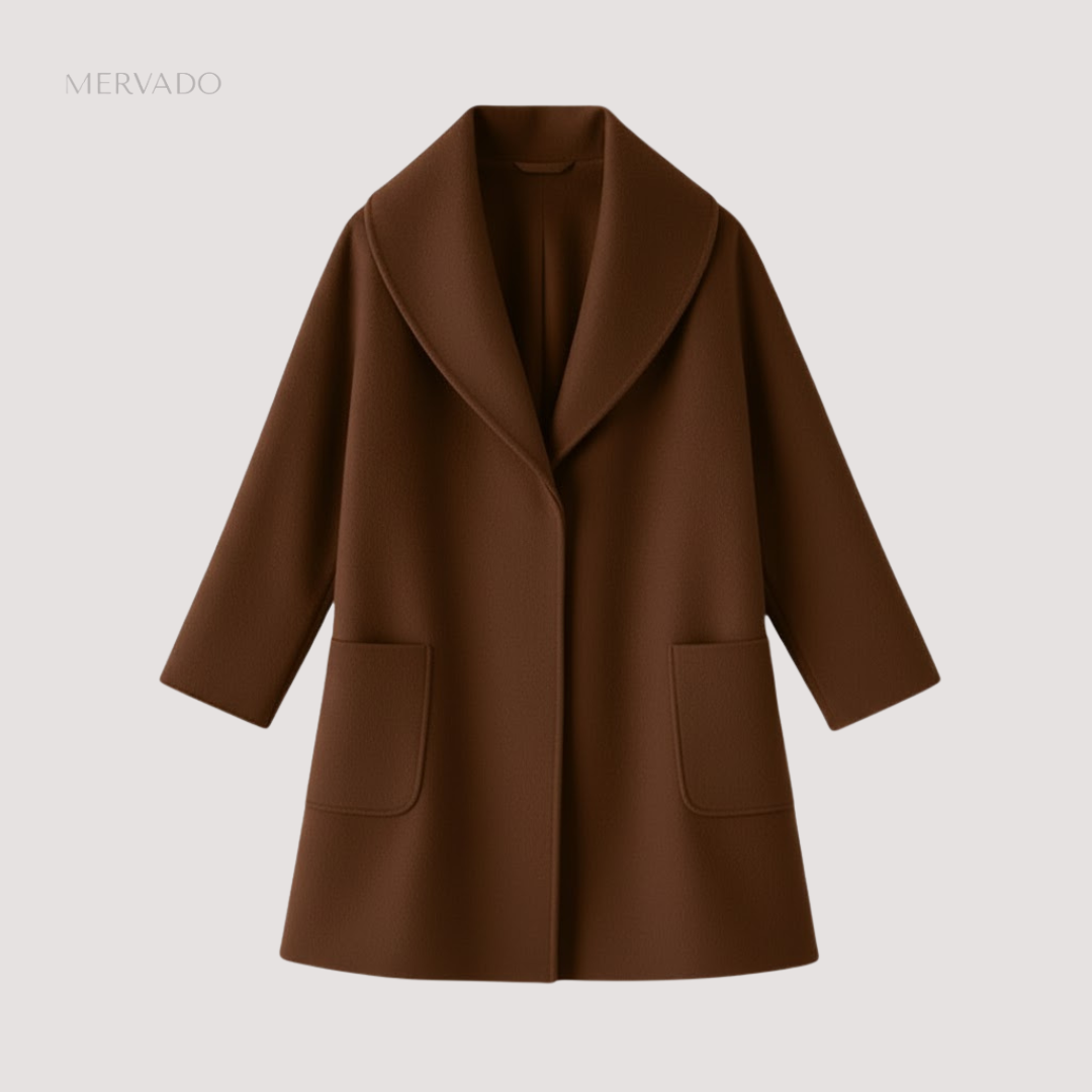 Trendy dames winterjas – Pluche polyester warmte met verfijnd design