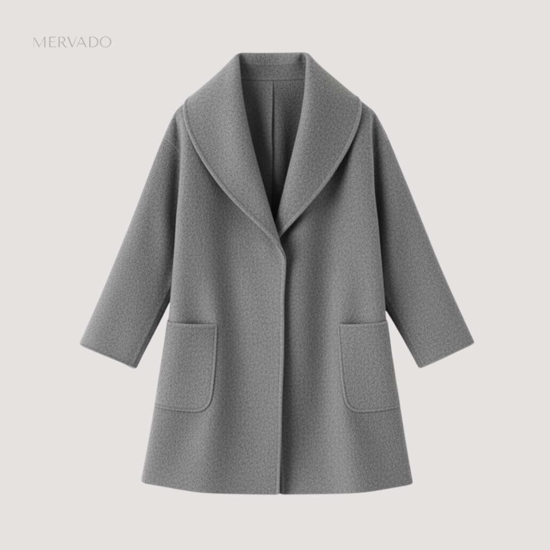 Manteau d'hiver tendance pour femme - Douceur et chaleur en polyester peluche au design raffiné