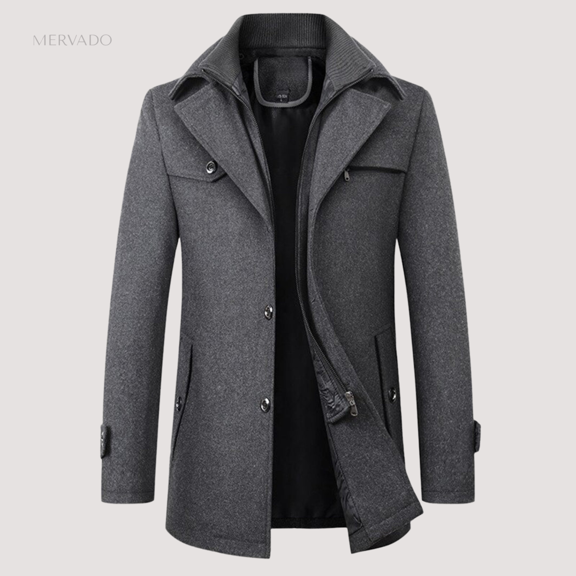 Elegante bomberjack voor heren - Stijlvolle warme winterkleding
