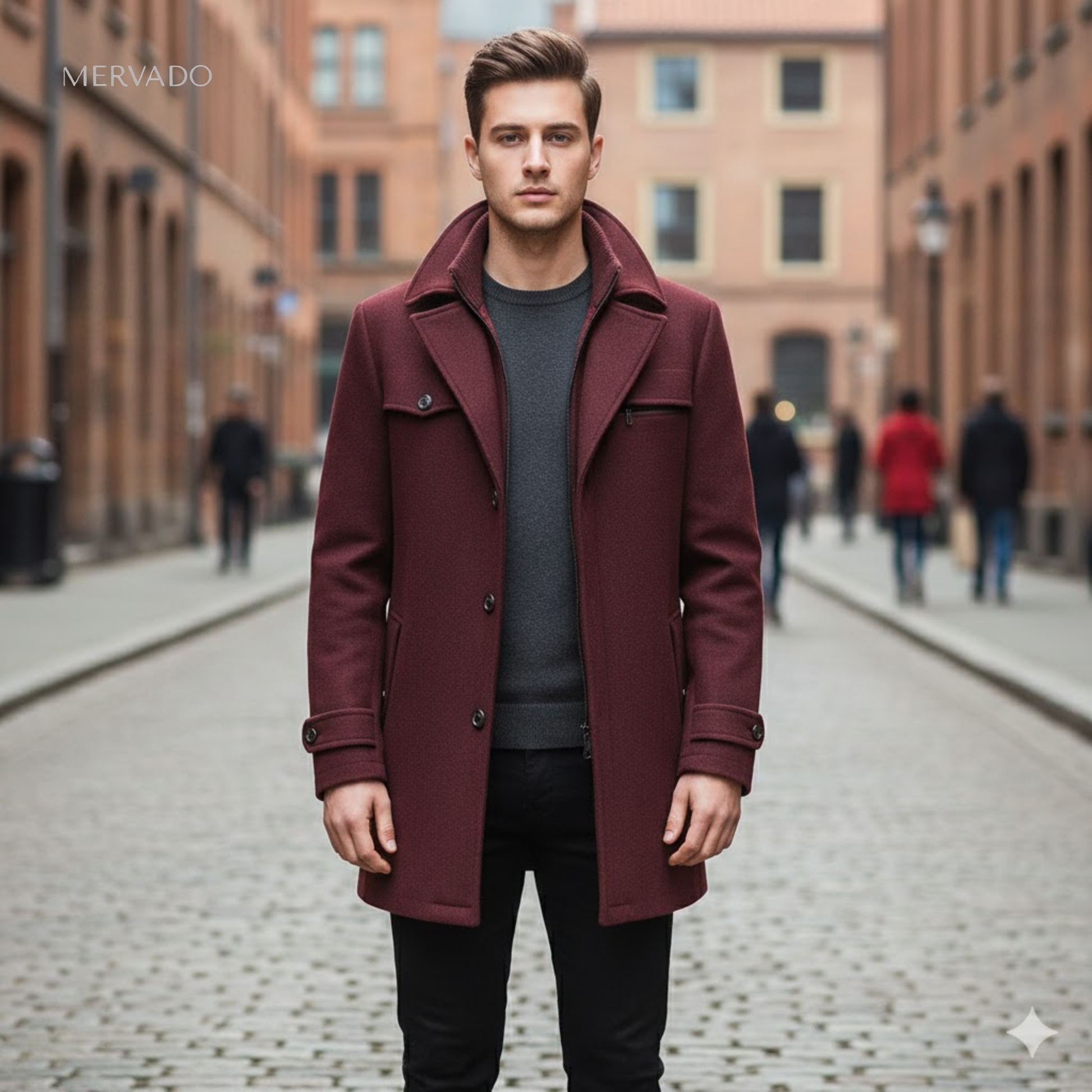 Elegante bomberjack voor heren - Stijlvolle warme winterkleding