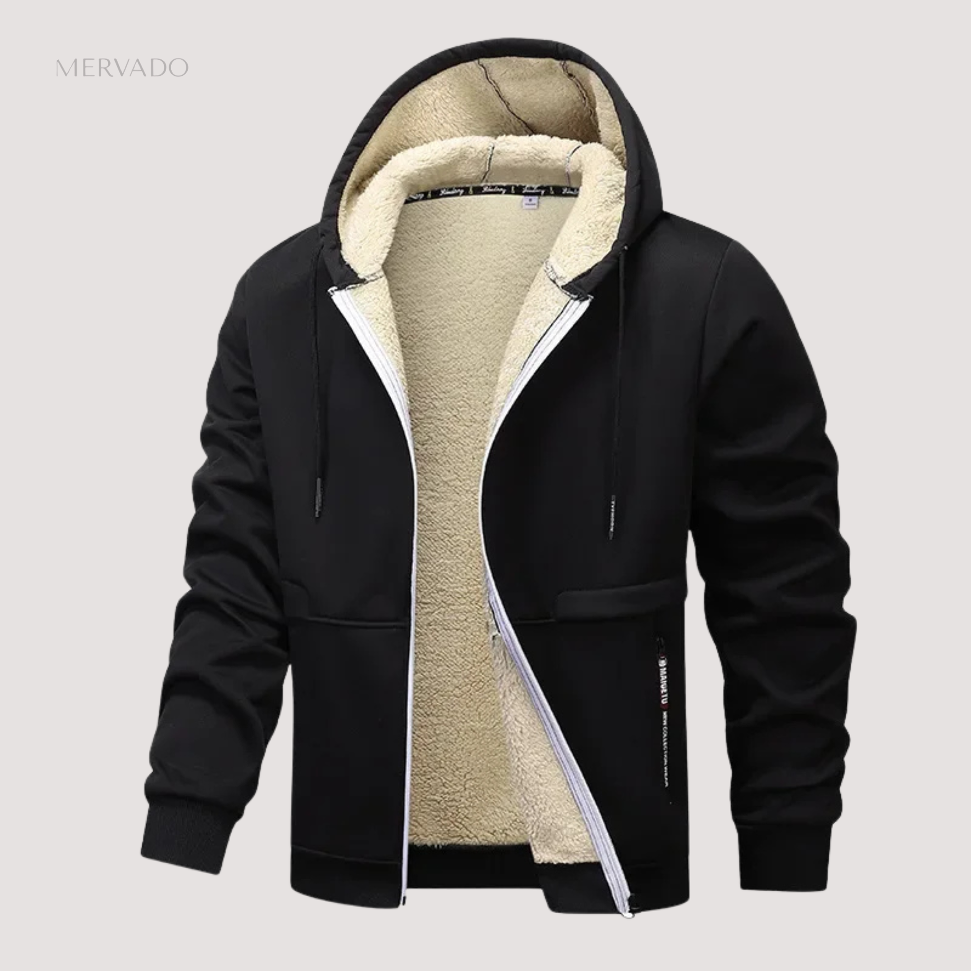 Casual fleecejack voor heren - comfortabele, warme winterlaag