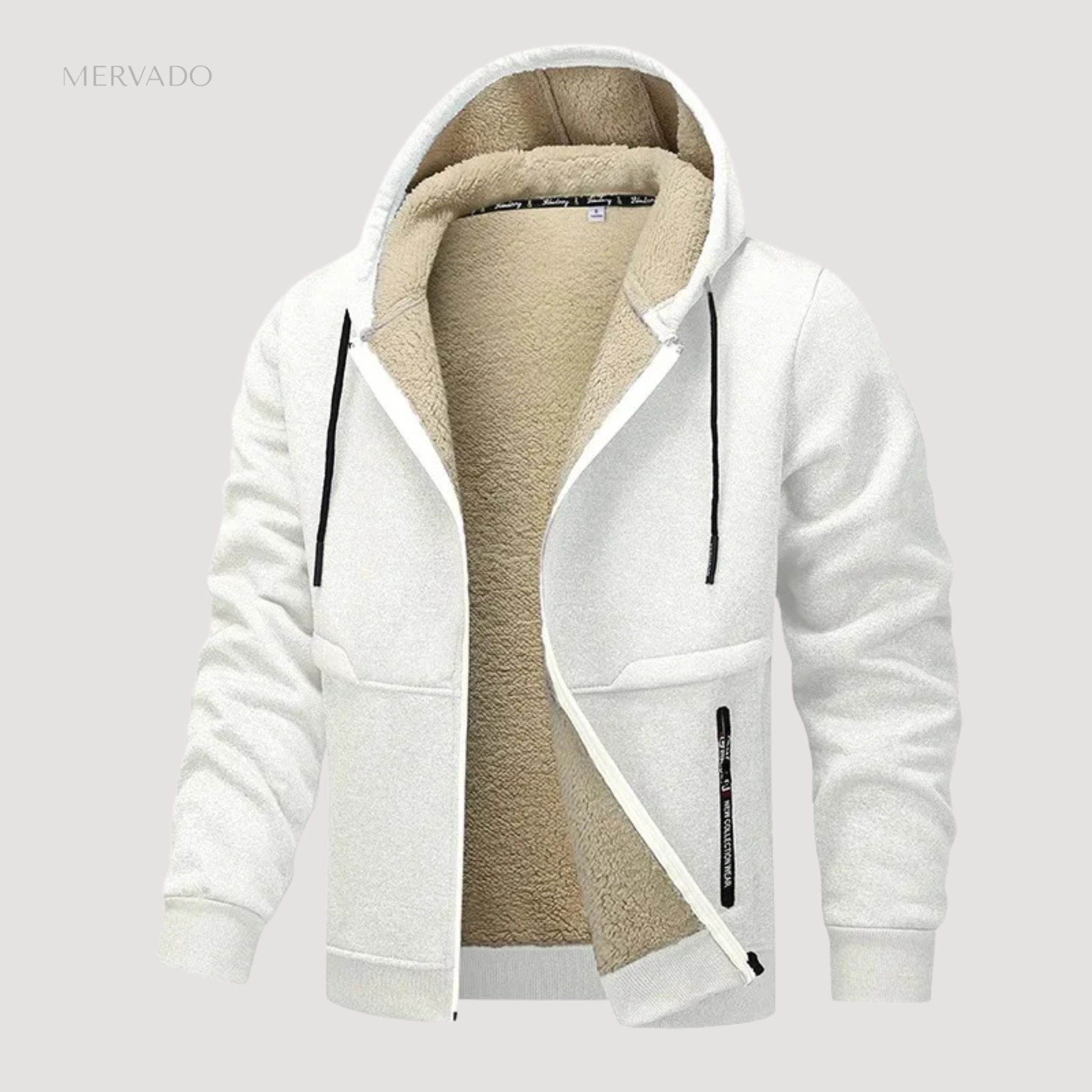 Casual fleecejack voor heren - comfortabele, warme winterlaag