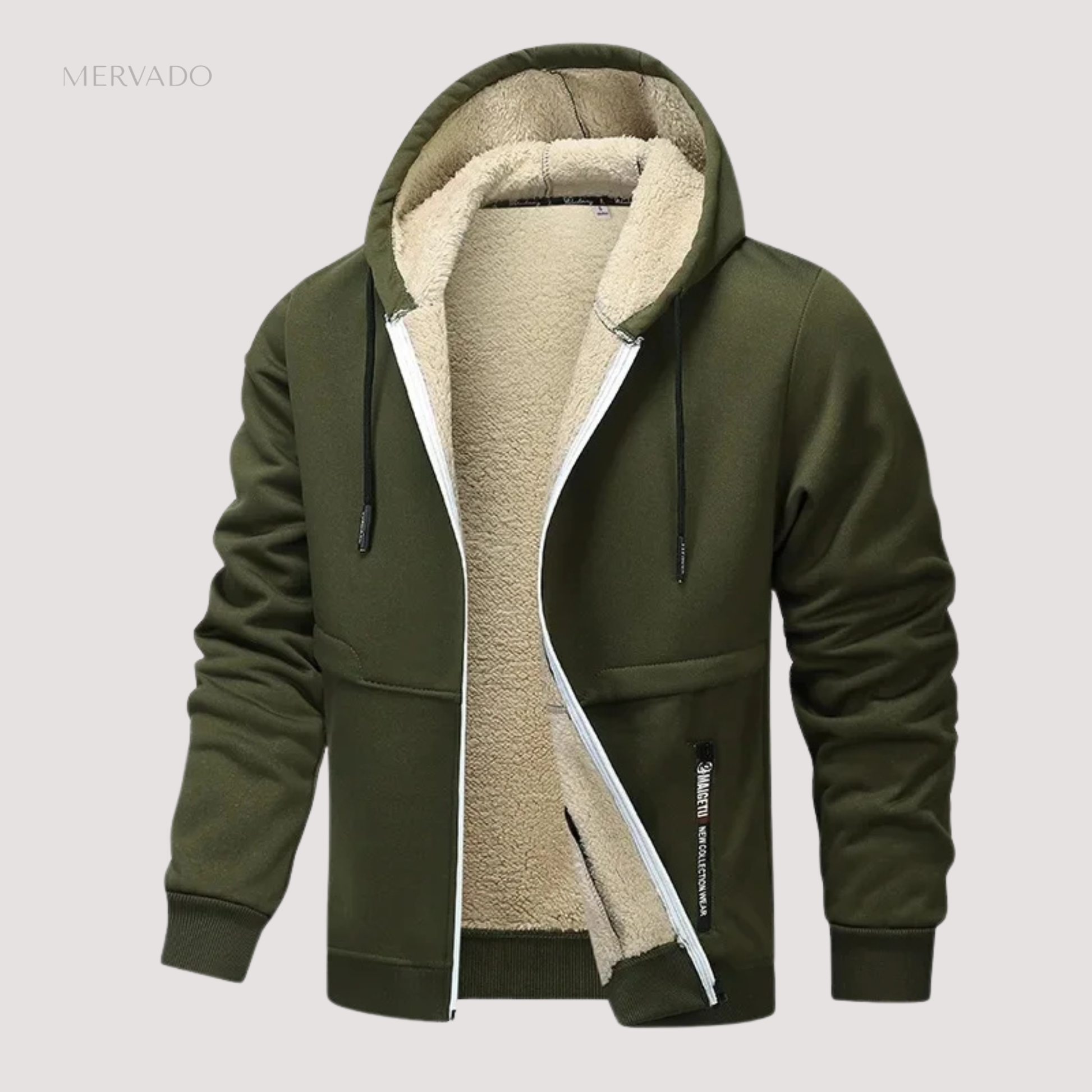 Casual fleecejack voor heren - comfortabele, warme winterlaag