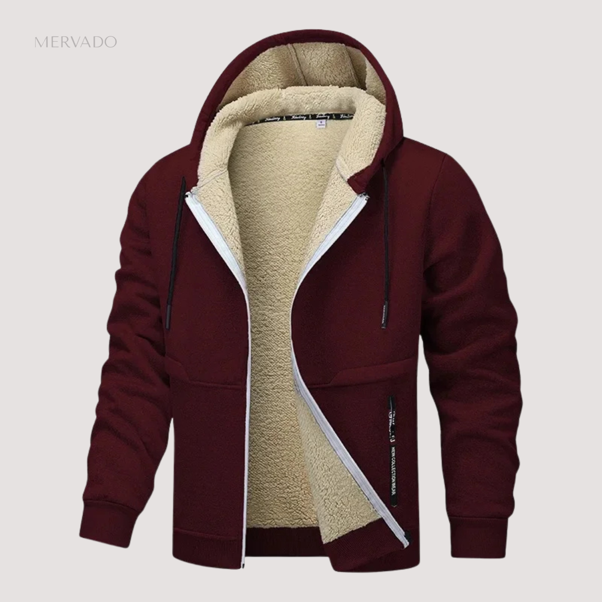 Casual fleecejack voor heren - comfortabele, warme winterlaag