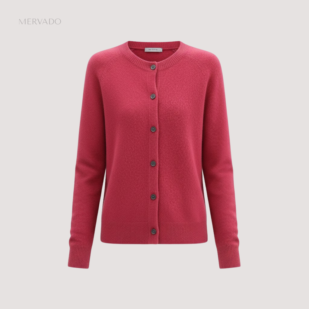 Merinowol en kasjmier vest voor dames – elegant zacht gebreid comfort