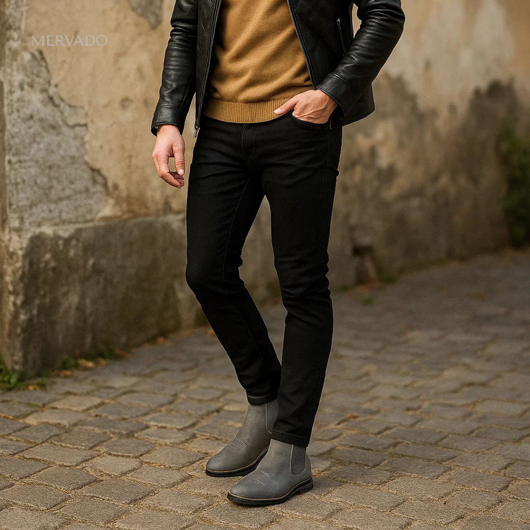 Bottes haut de gamme pour hommes – Un design robuste alliant confort et élégance