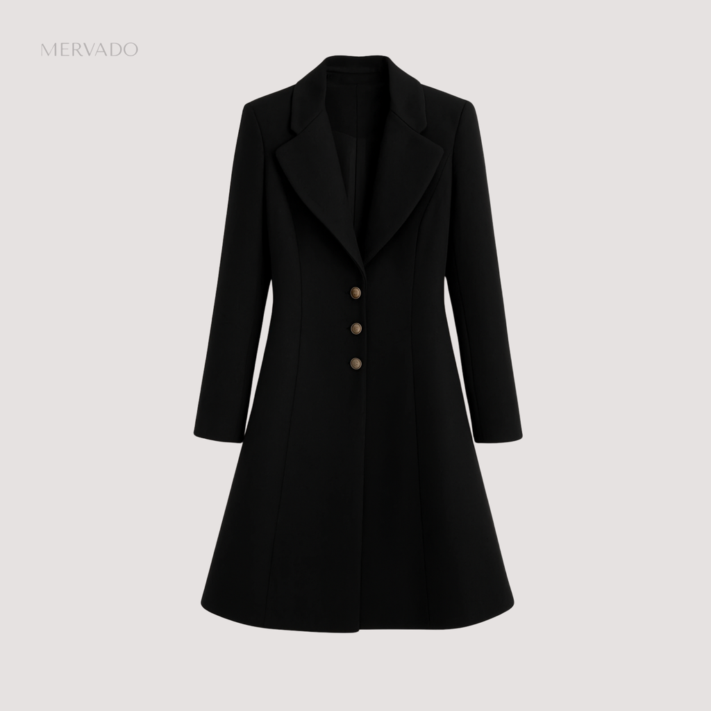Luxe winterjas voor dames - Op maat gemaakte Italiaanse wollen elegantie