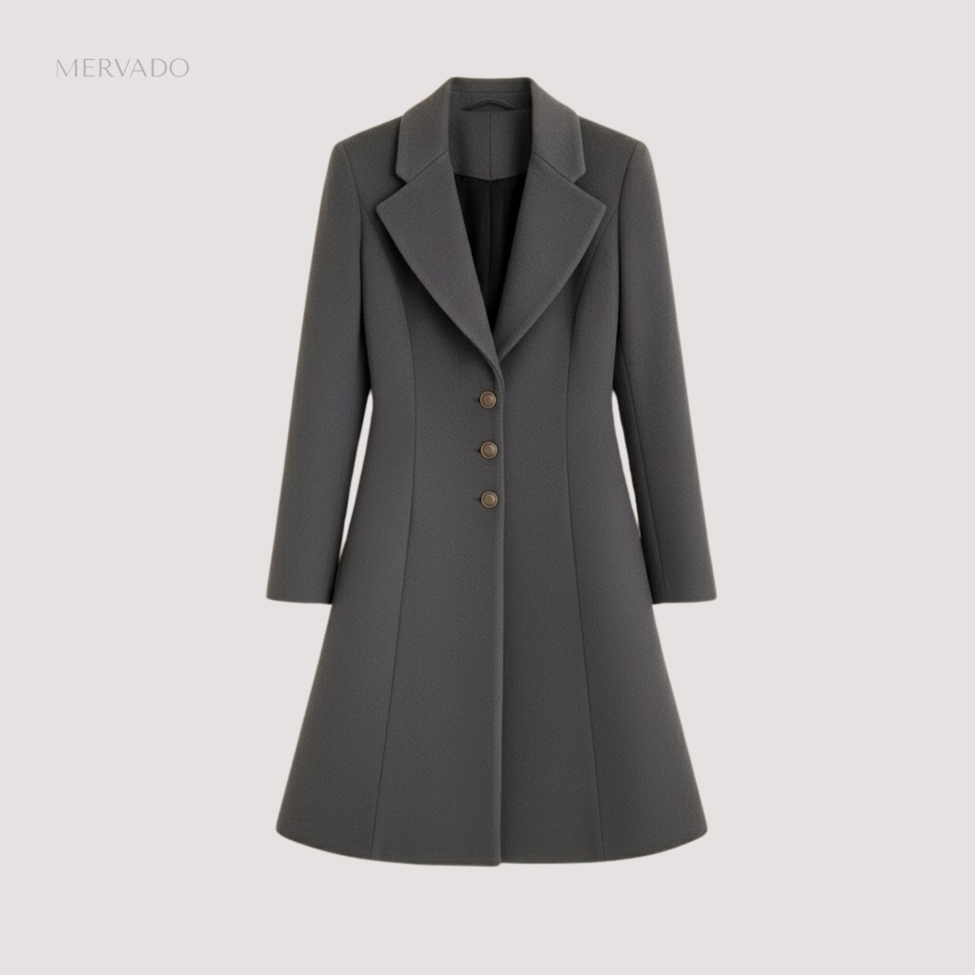 Luxe winterjas voor dames - Op maat gemaakte Italiaanse wollen elegantie