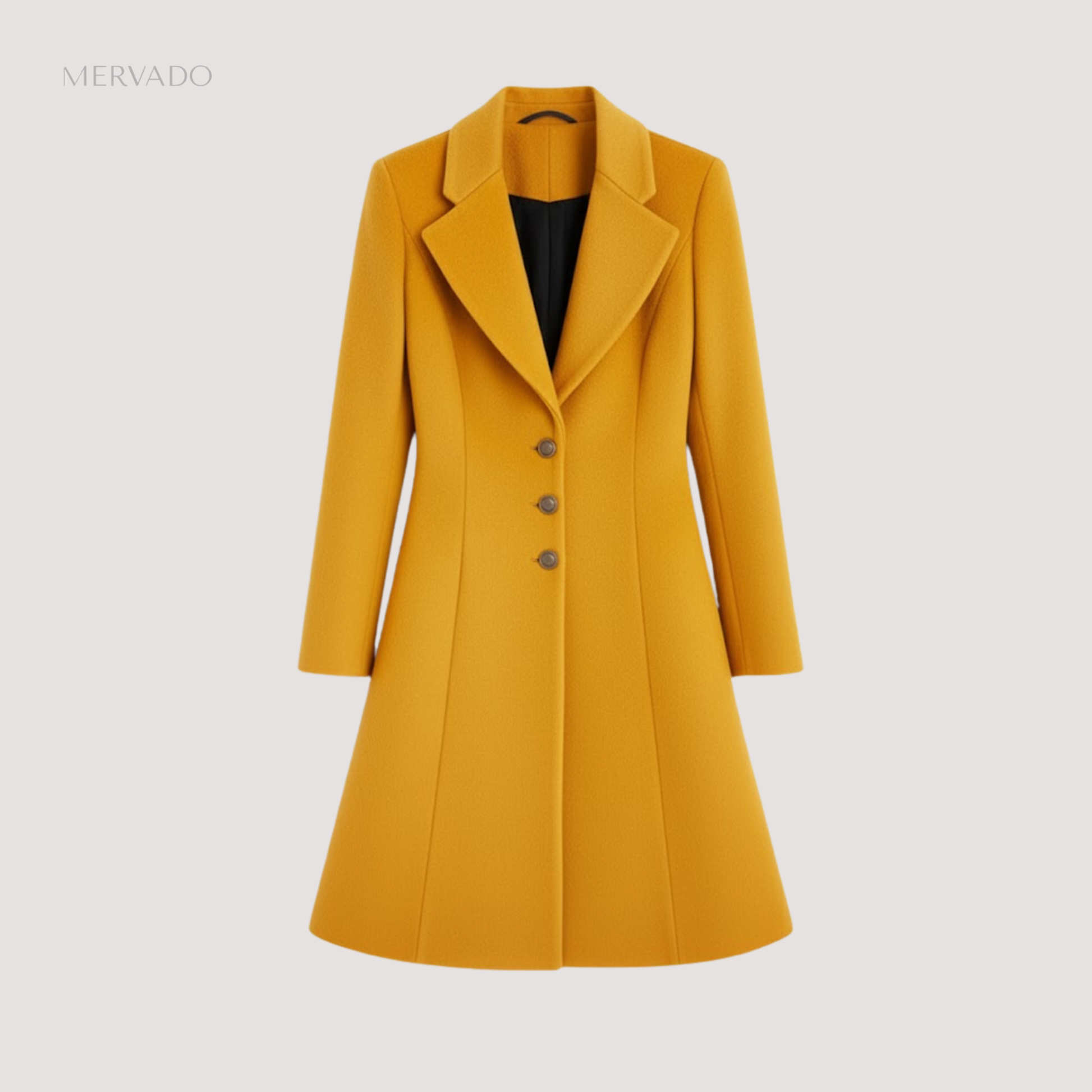 Luxe winterjas voor dames - Op maat gemaakte Italiaanse wollen elegantie