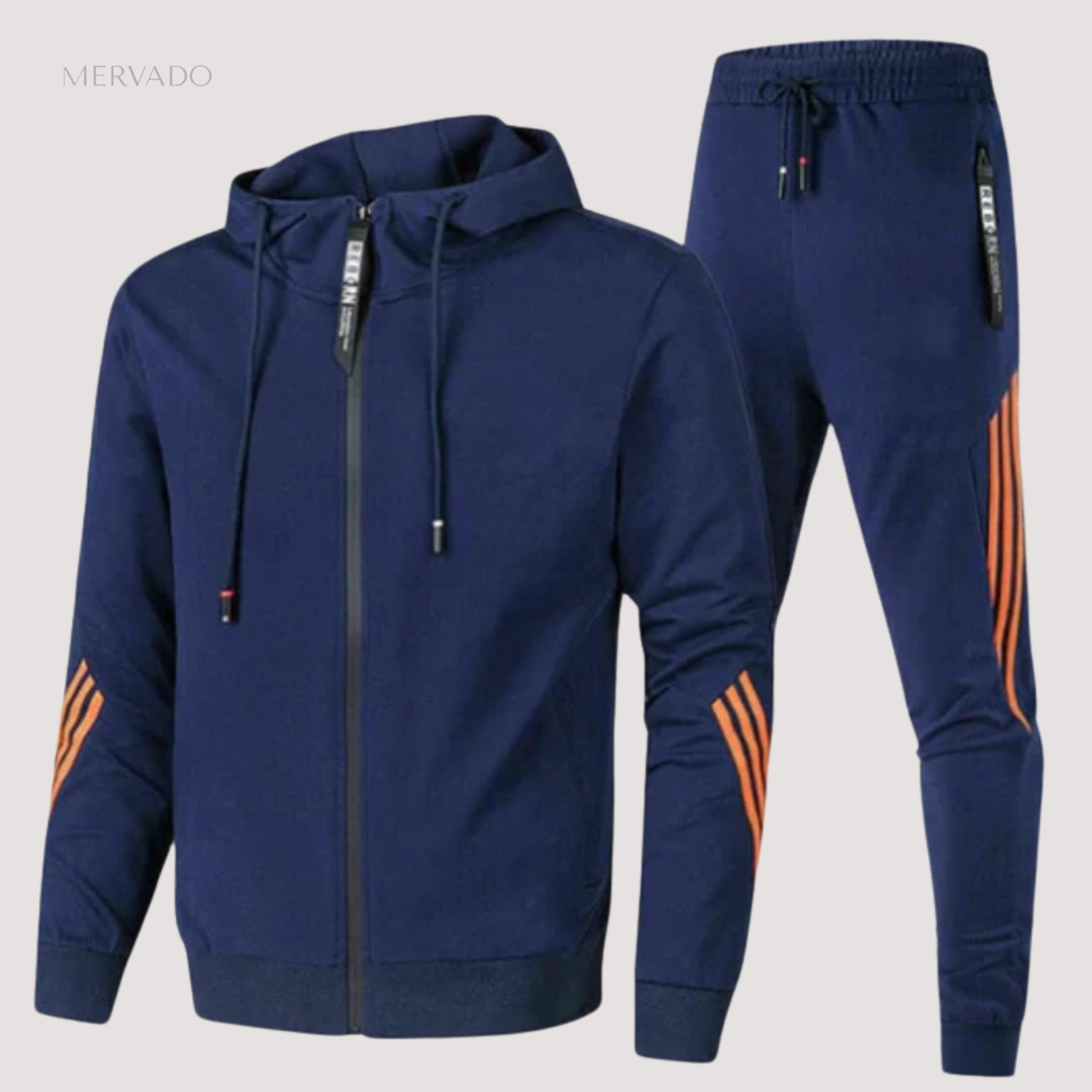 Tweedelige trainingspakset voor heren - Sportkleding met atletische pasvorm voor alle seizoenen
