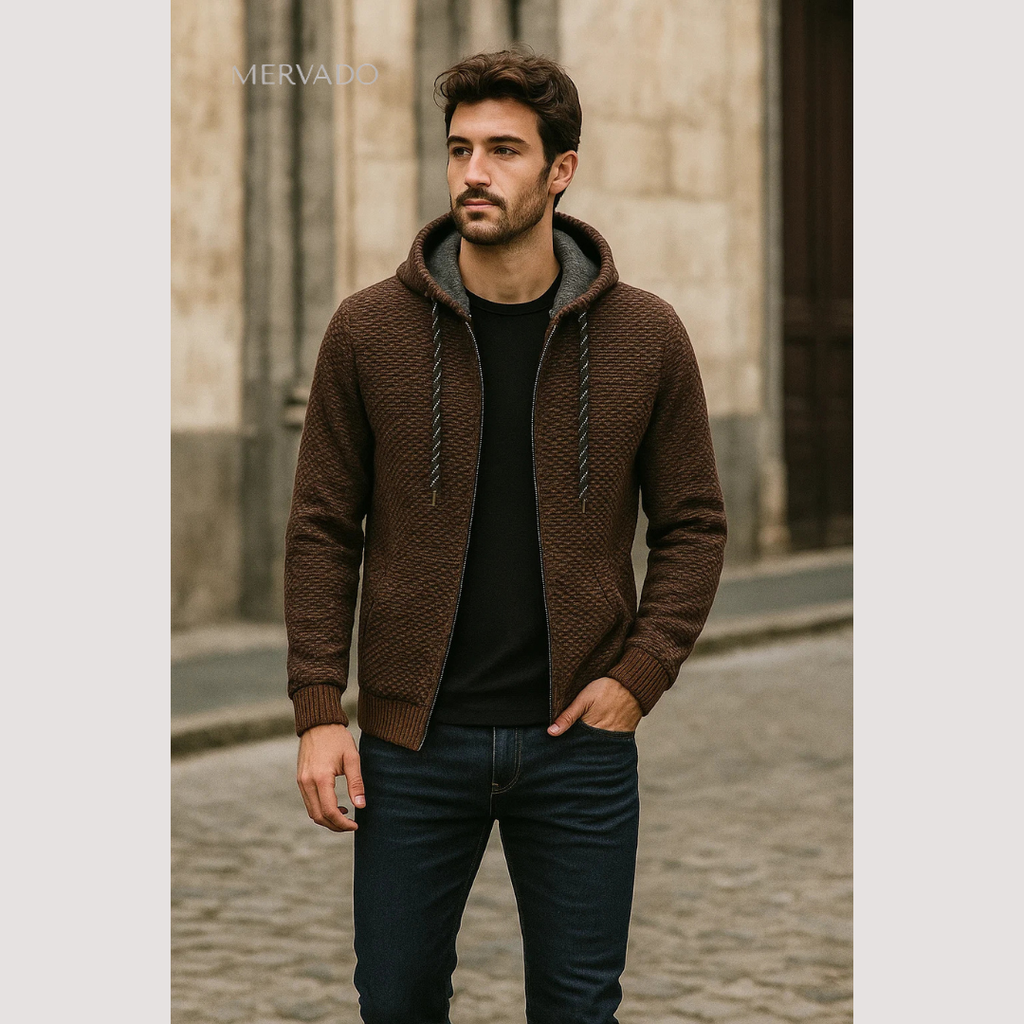 Stijlvolle herenhoodie – lichtgewicht premium materiaal voor comfort de hele dag