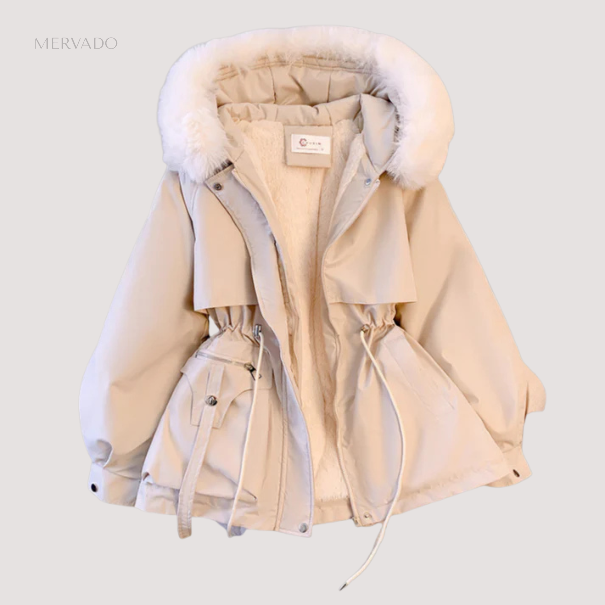 Winterparka met capuchon voor dames - stijlvolle, warme en comfortabele jas