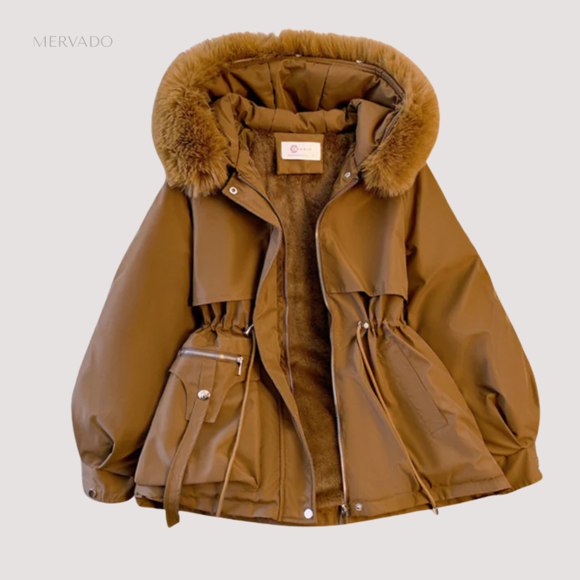 Winterparka met capuchon voor dames - stijlvolle, warme en comfortabele jas