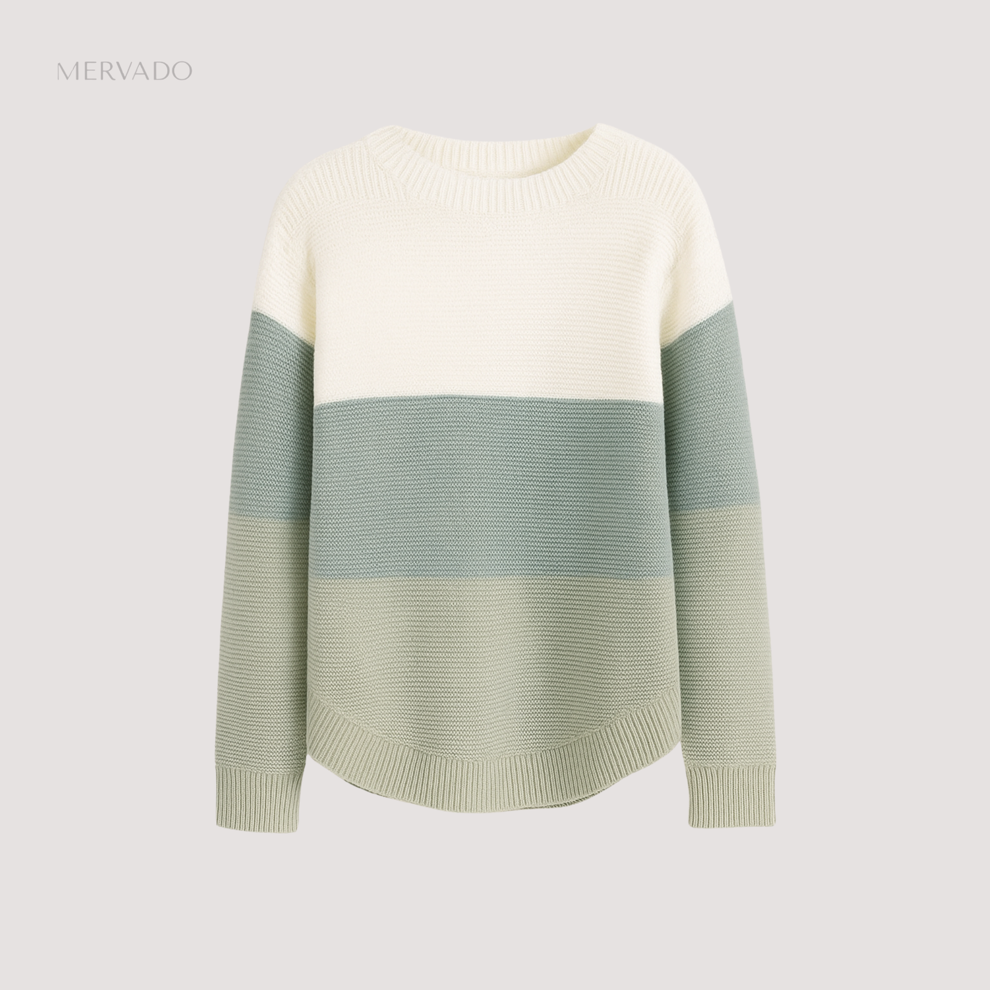 Pull en maille ombrée pour femme - doux au toucher et coupe décontractée