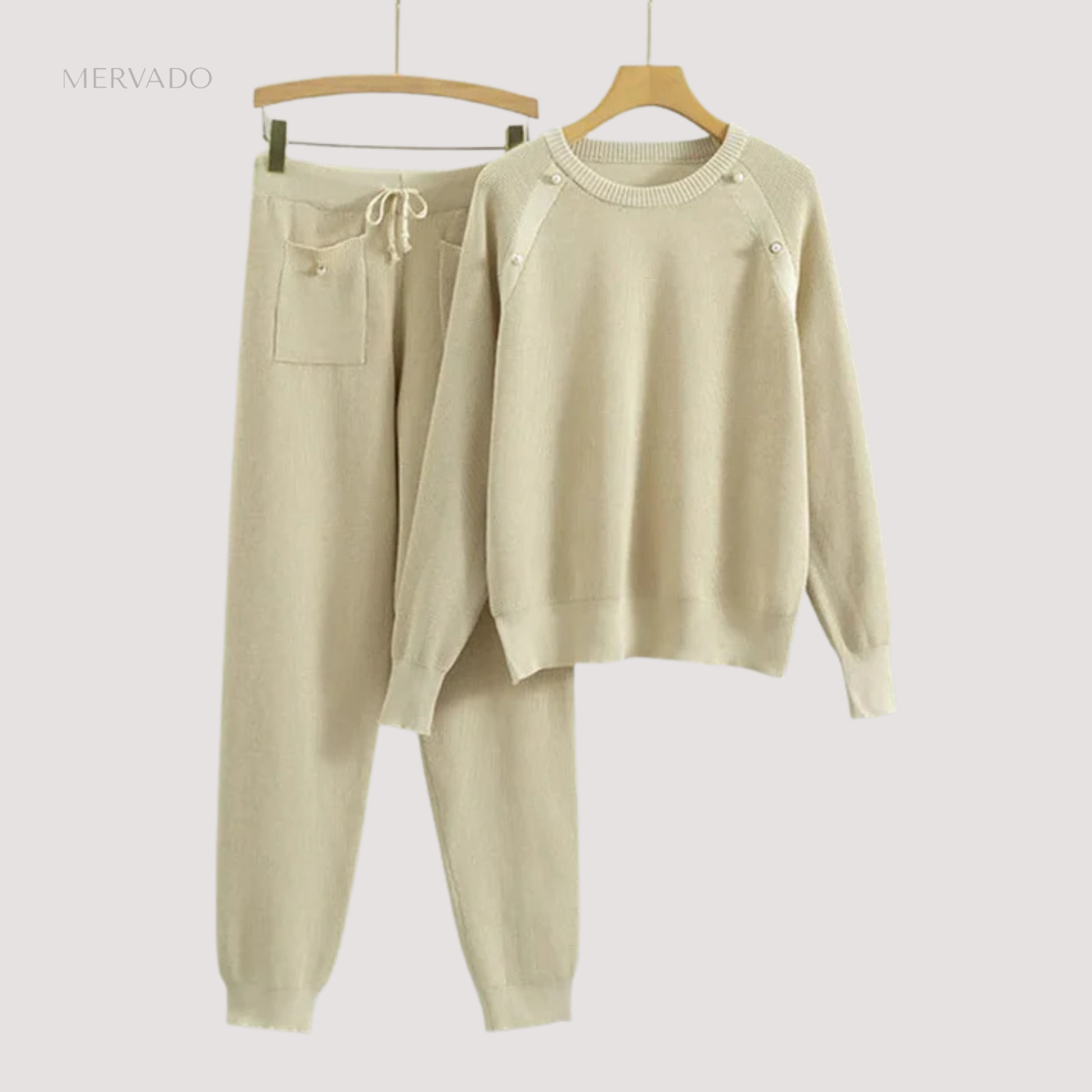 Ensemble de détente deux pièces pour femme - Tissu doux et respirant pour un confort optimal