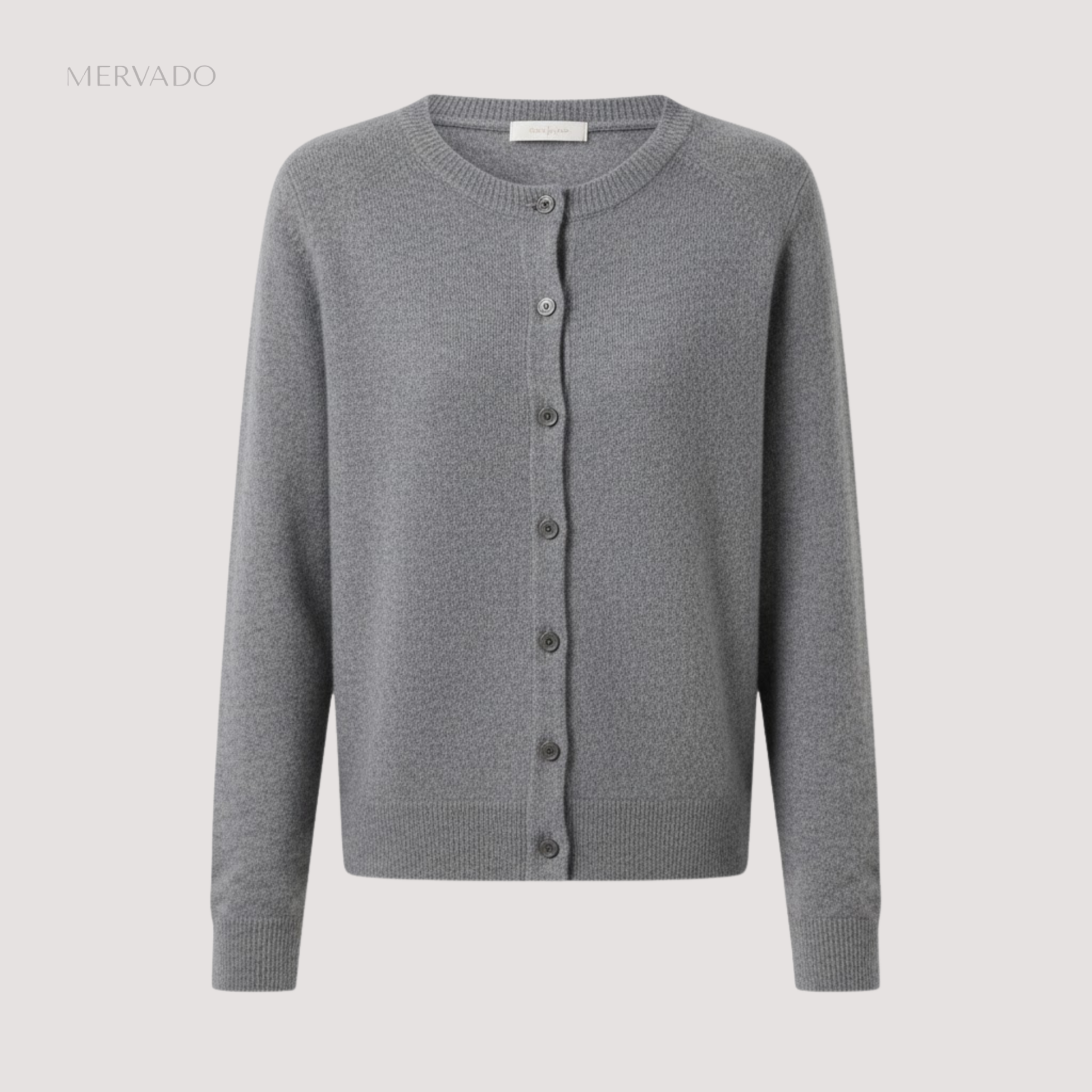Merinowol en kasjmier vest voor dames – elegant zacht gebreid comfort