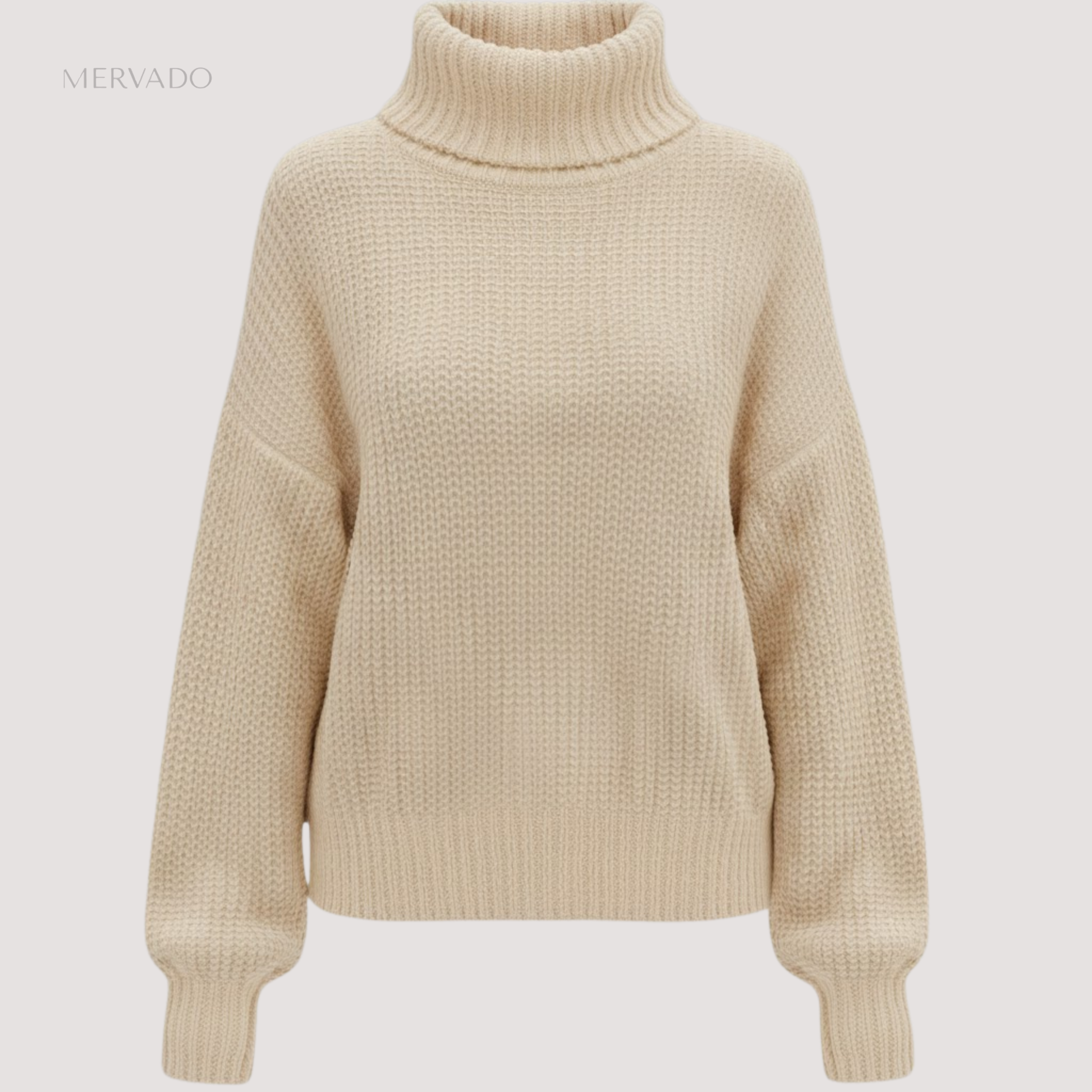 Pull en maille de coton pour femme - Pur coton, design intemporel